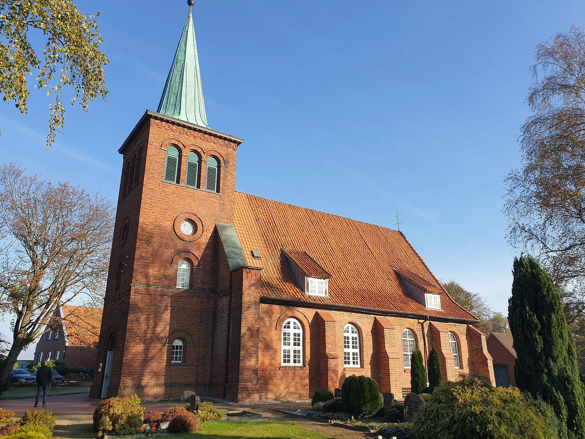 Photo showing: St. Marien in Drennhausen, Samtgemeinde Elbmarsch.