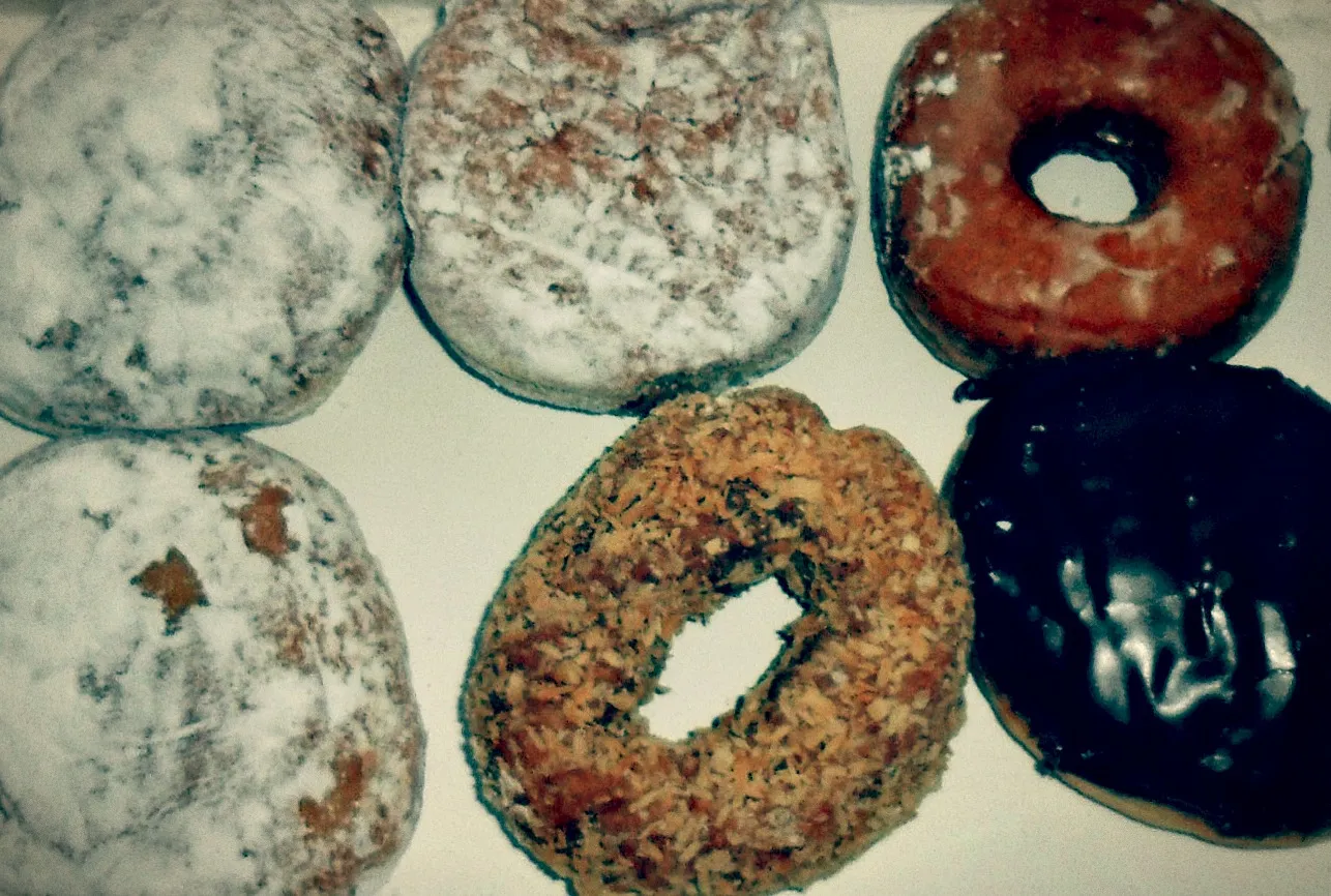 Photo showing: Donut Feast