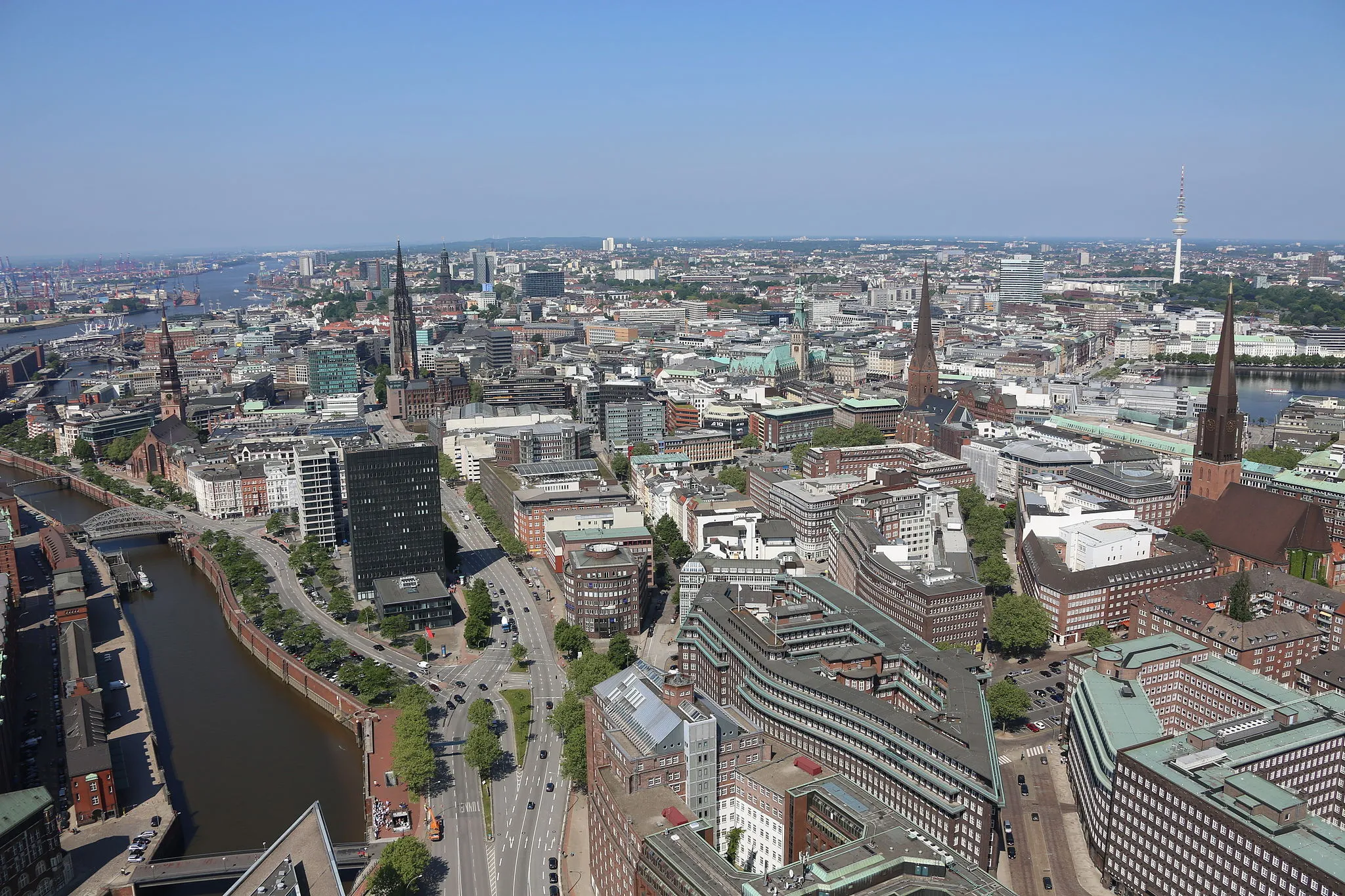 Photo showing: Projekt Heißluftballon, Fahrt über Hamburg und Umgebung.