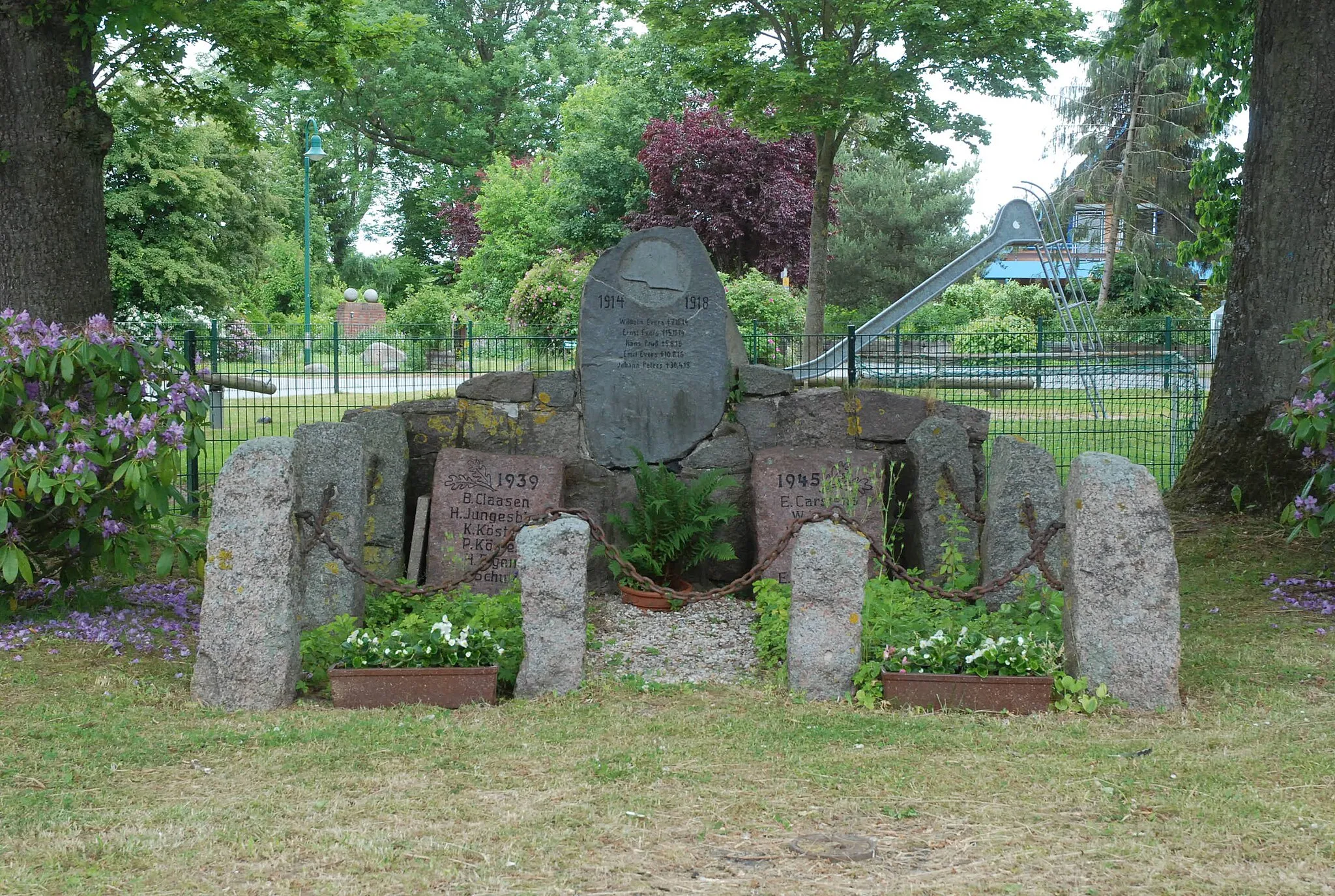 Photo showing: Denkmal für gefallen Bürger aus Klein Parin