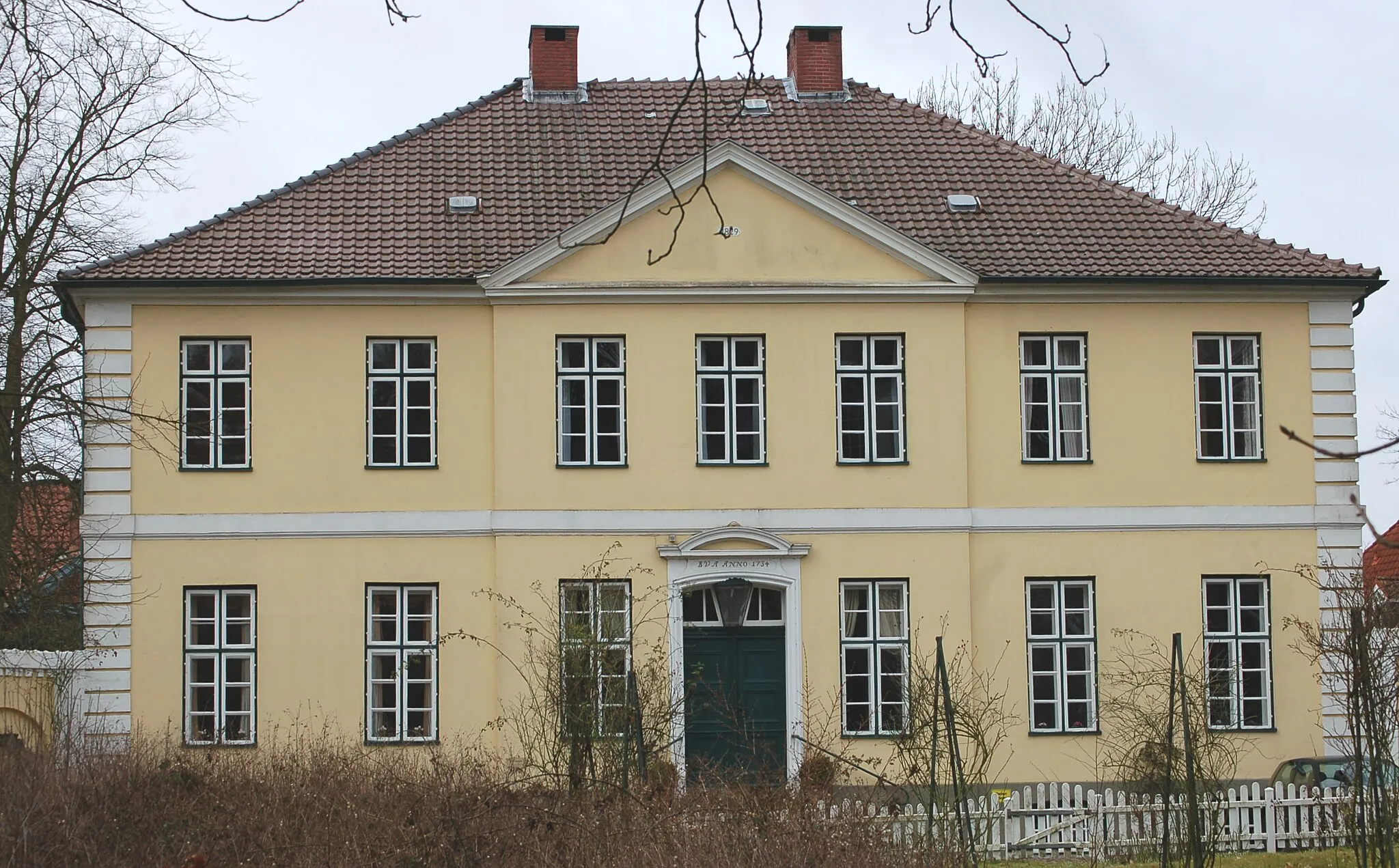 Photo showing: Kloster, Haus des Klosterpropstes in Uetersen aus dem Jahr 1734