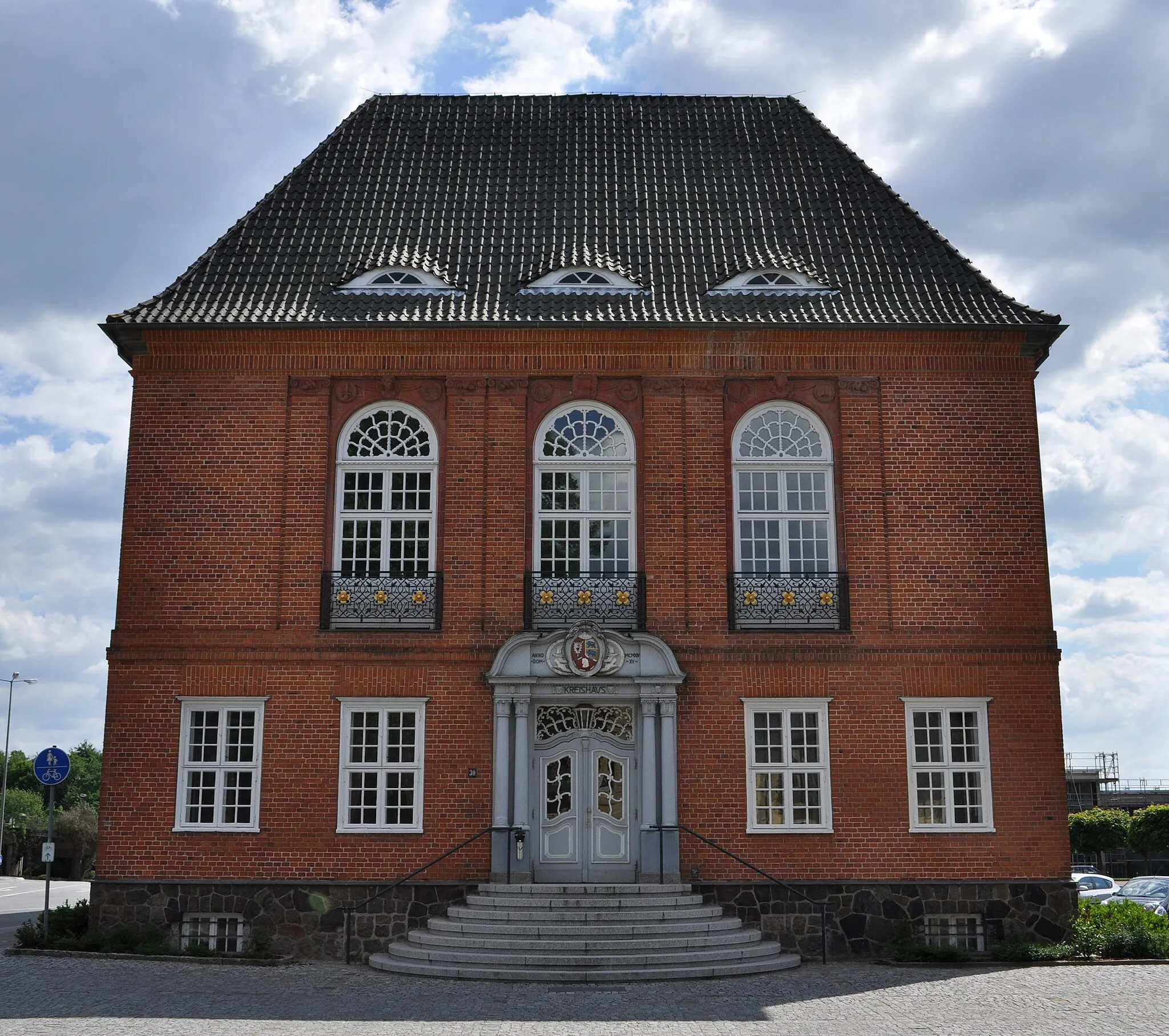 Photo showing: Kreishaus an der Hamburger Straße 30 in Bad Segeberg.