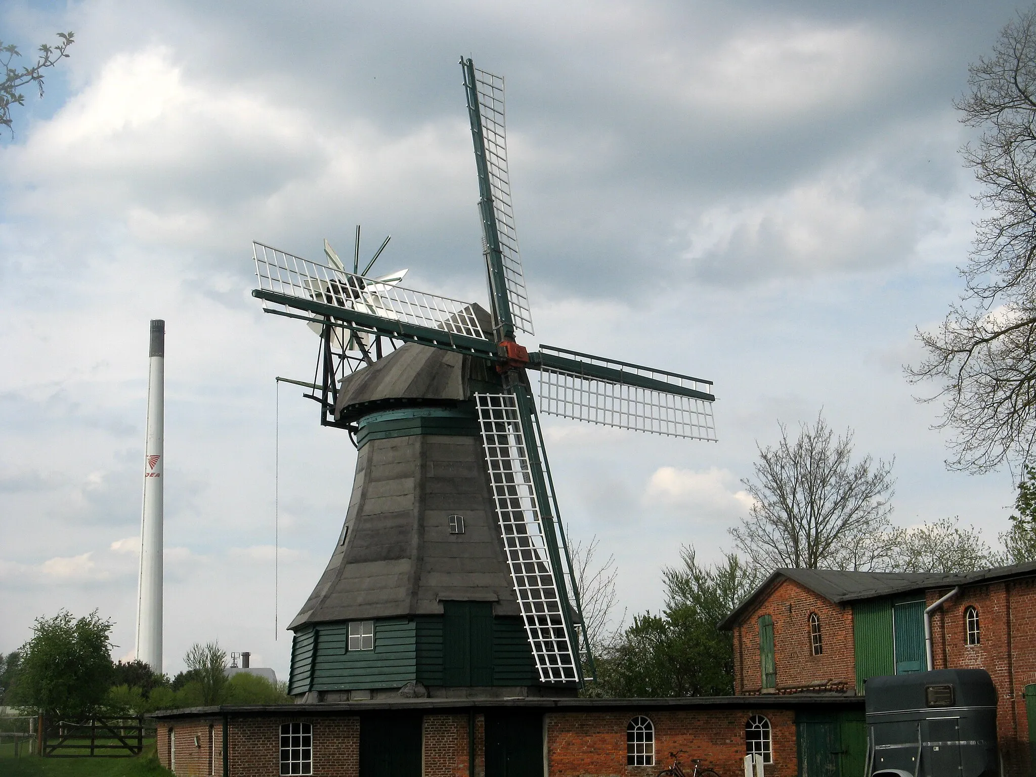 Photo showing: Wind in Hemmingstedt, Dithmarschen, Germany in summer