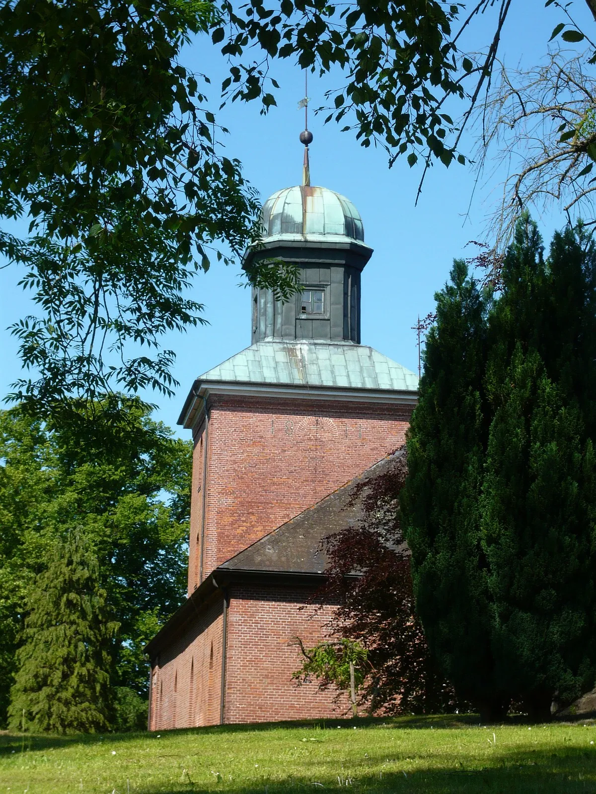 Photo showing: Die St. Johannes-Kirche in Giekau.