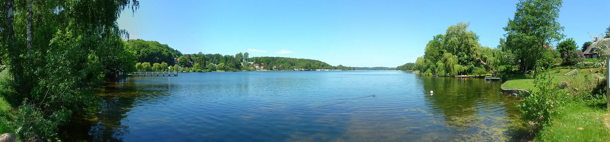 Photo showing: Panoramic from the Kellersee from Fissau