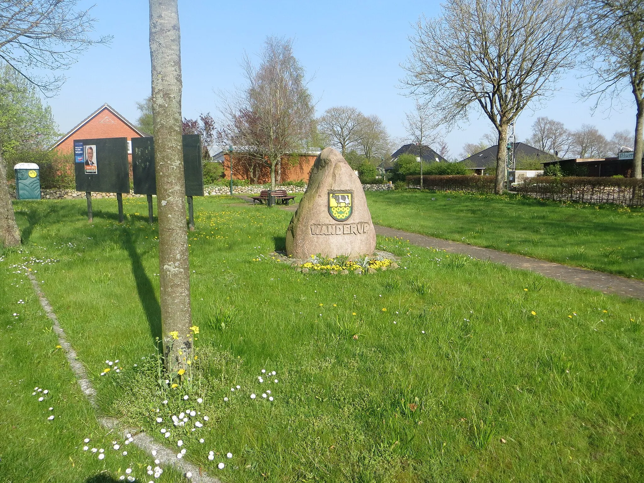 Photo showing: Ortsausgang nach Husum, Wanderup