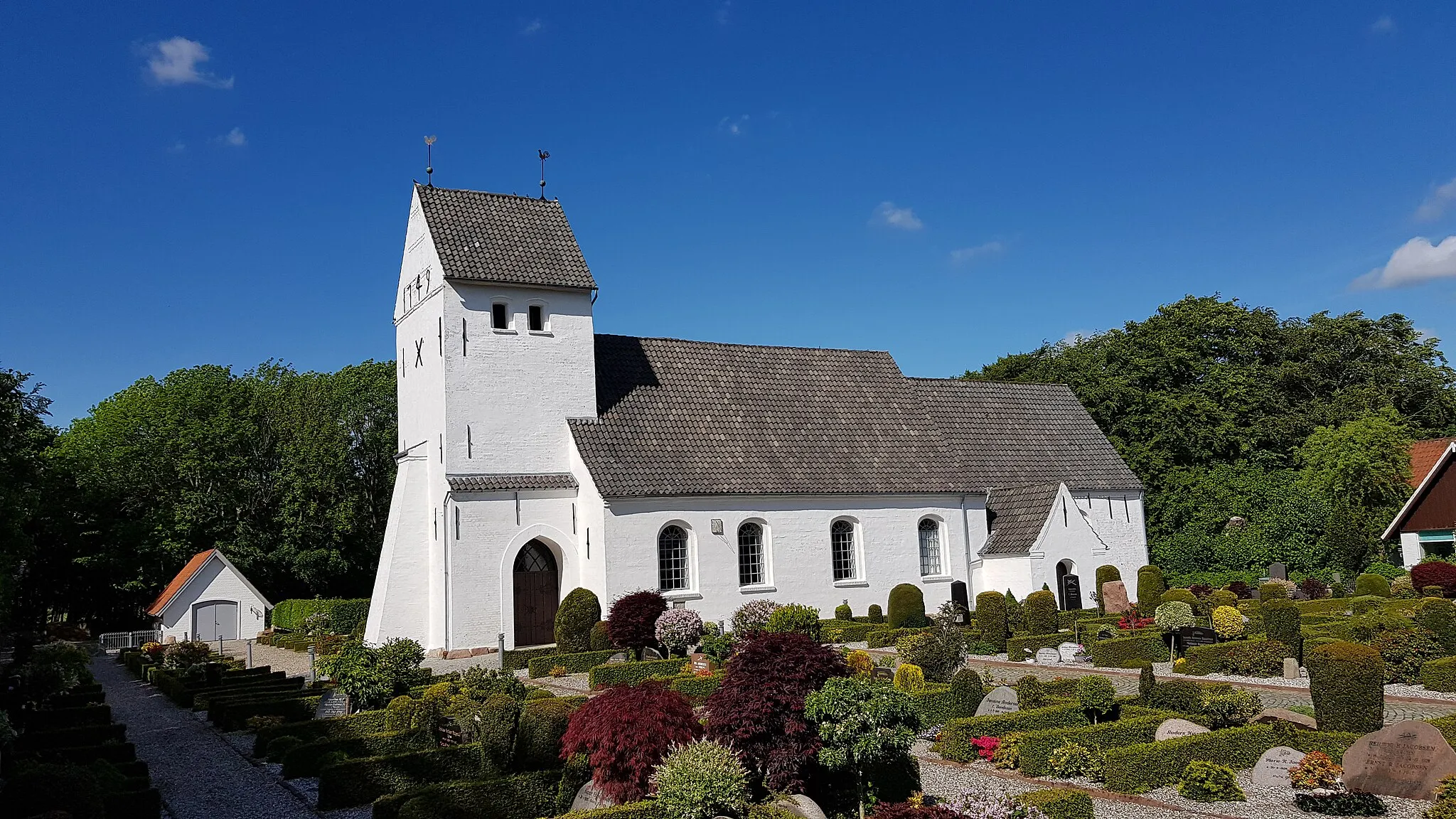 Photo showing: Abild Kirke