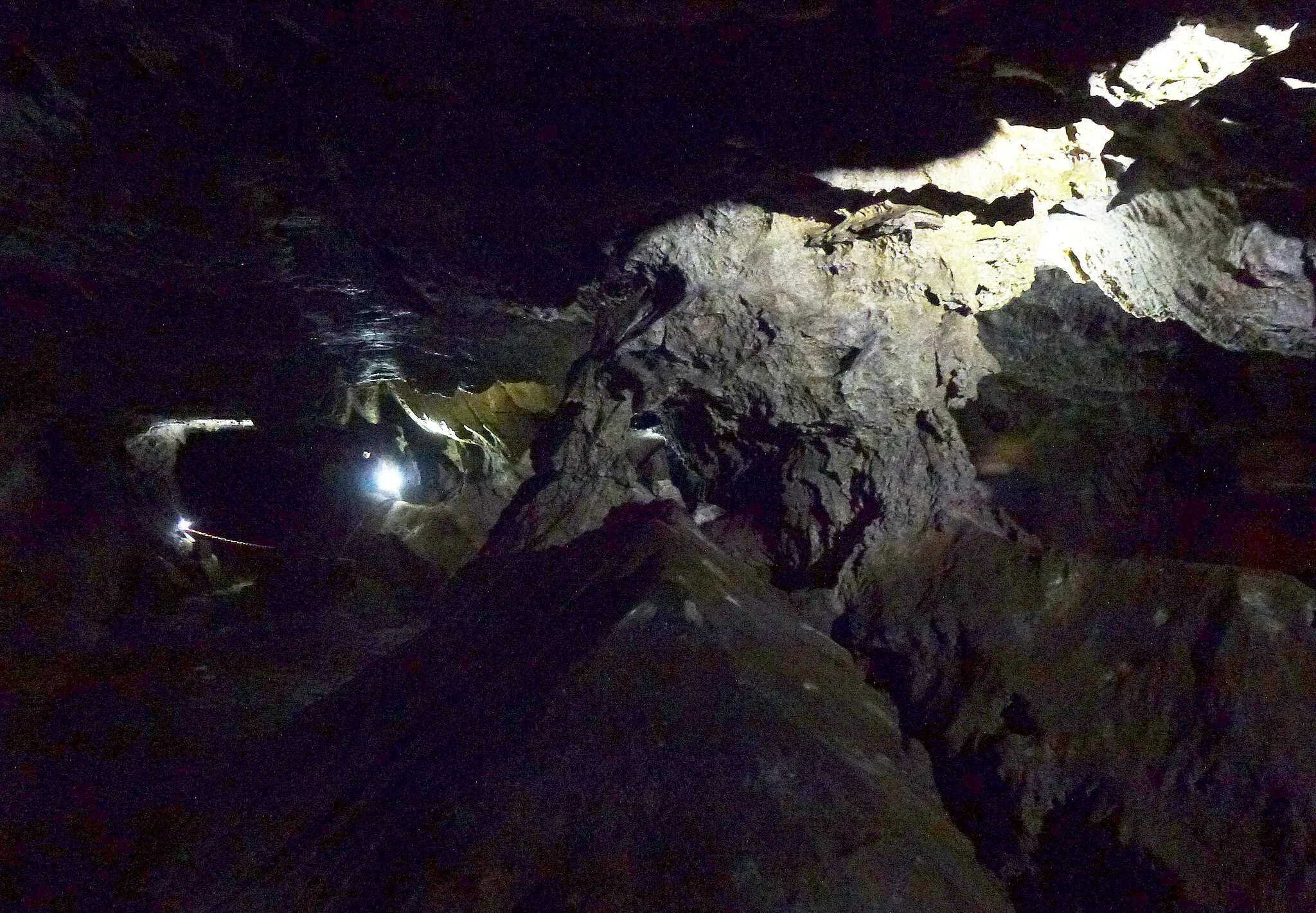 Photo showing: In der Kalkberghöhle von Bad Segeberg