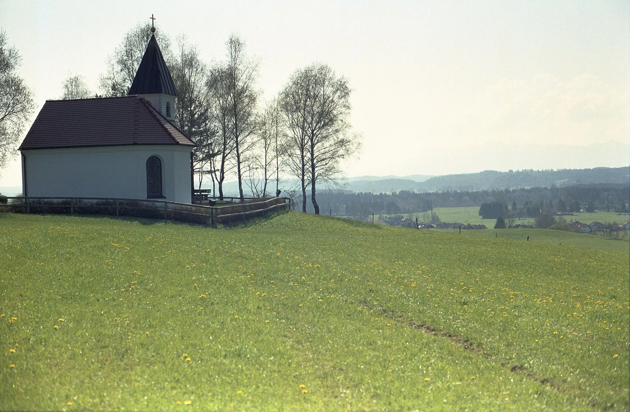 Photo showing: Knappenkapelle auf der Bergehalde Peißenberg