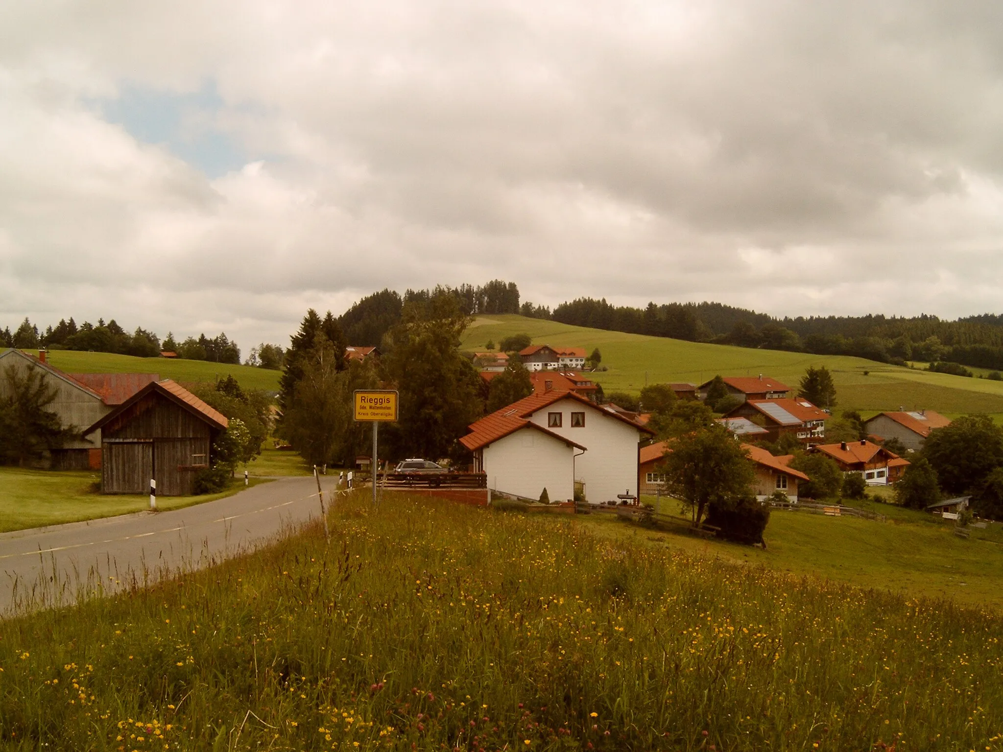 Photo showing: Rieggis, the village