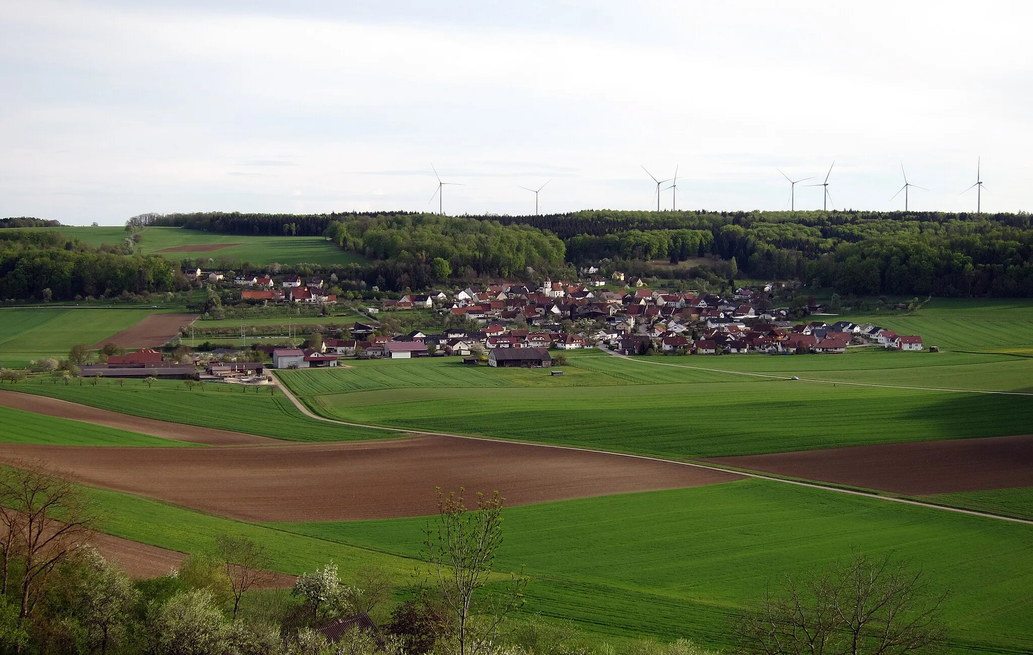 Photo showing: Blick auf Fleinheim
