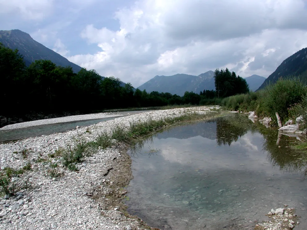 Photo showing: Renaturierung der Vils