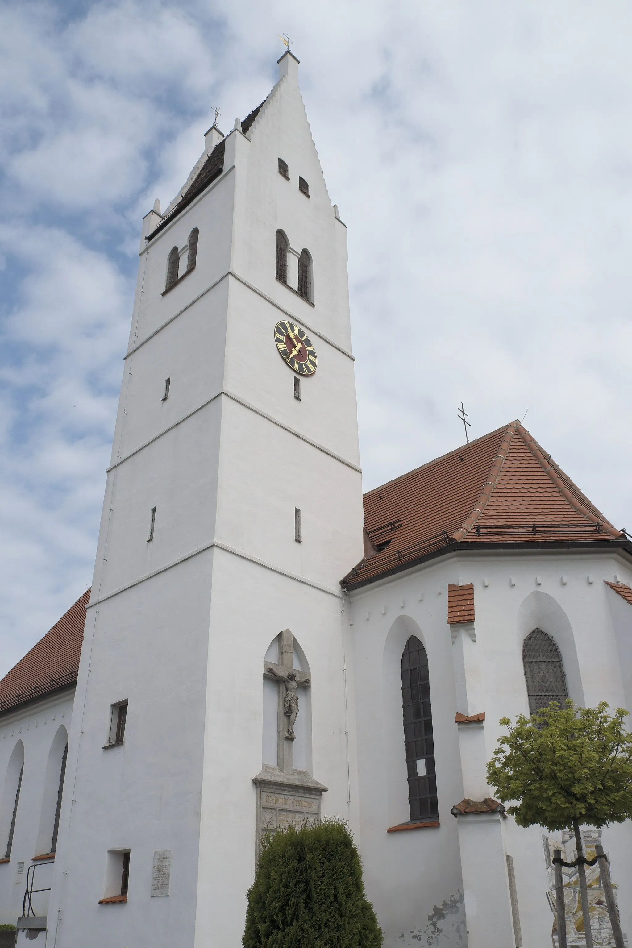 Photo showing: Katholische Pfarrkirche St. Nikolaus in Fleinhausen, einem Ortsteil von Dinkelscherben im Landkreis Augsburg (Bayern)