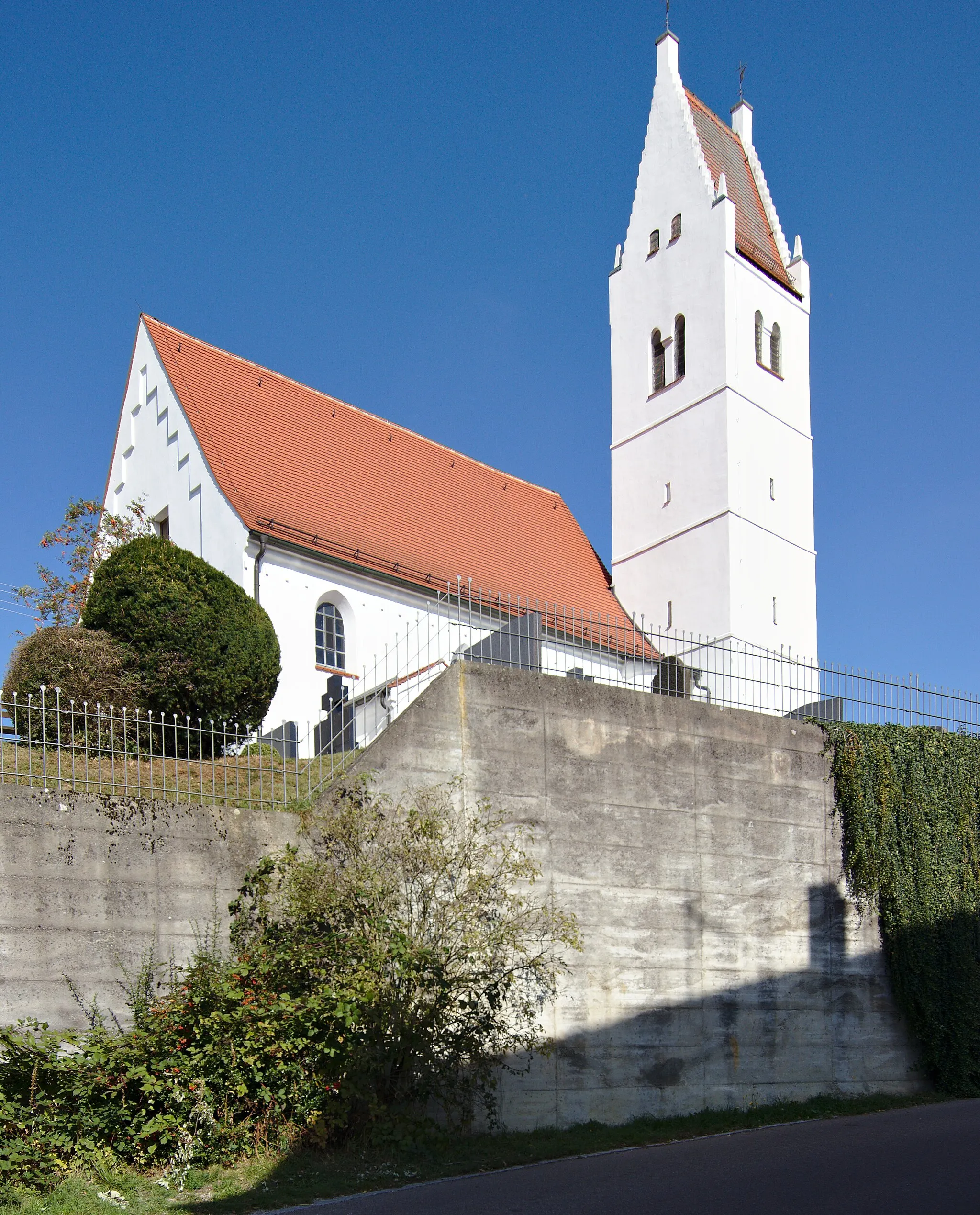 Photo showing: Katholische Pfarrkirche St. Nikolaus; spätgotische Anlage, 1474