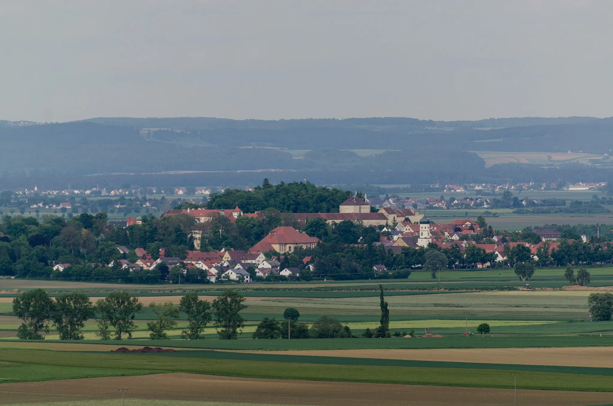 Photo showing: Wallerstein, Panorama von Westen