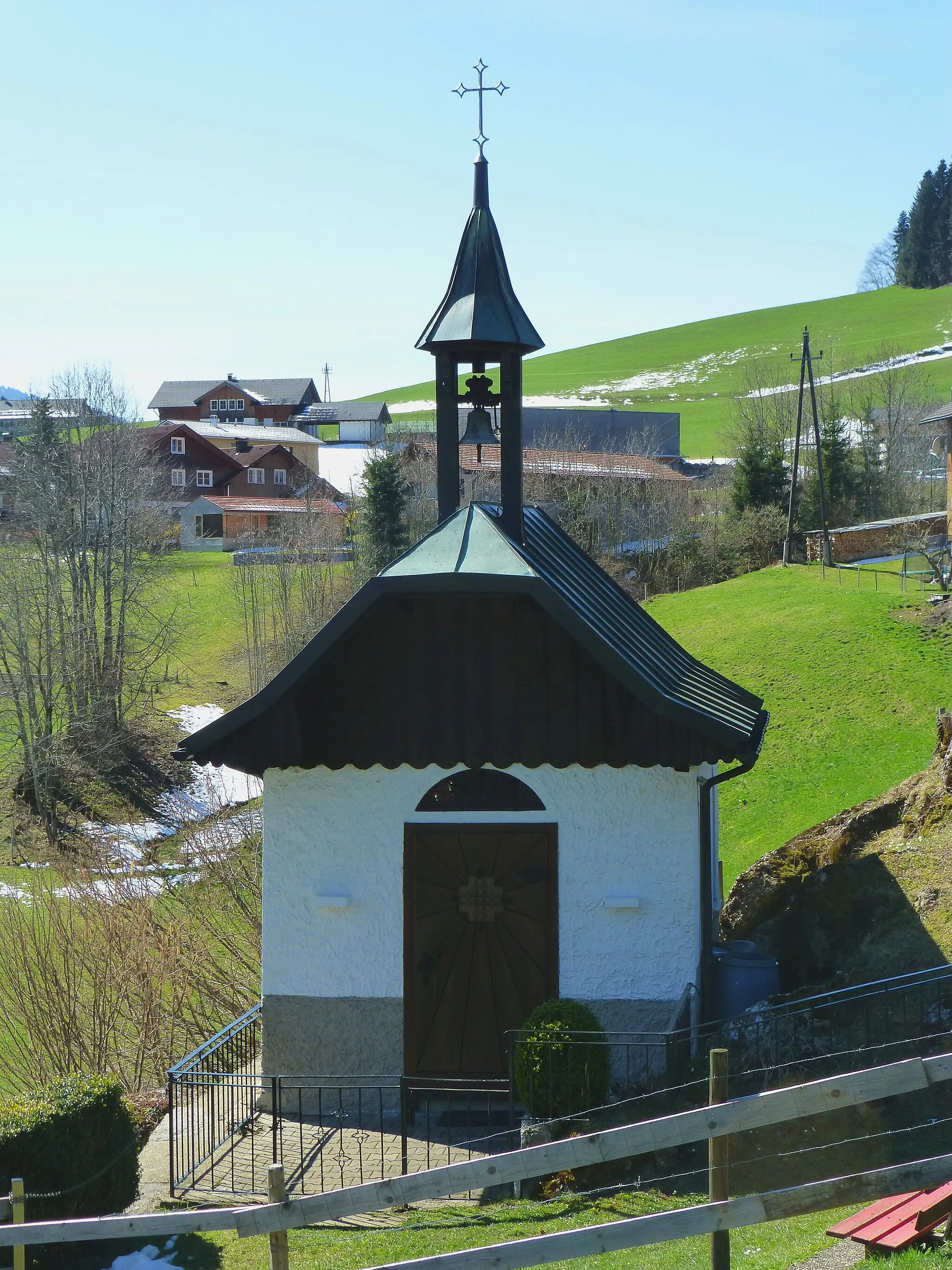 Photo showing: Nordostansicht der Fatimakapelle in Hittisau