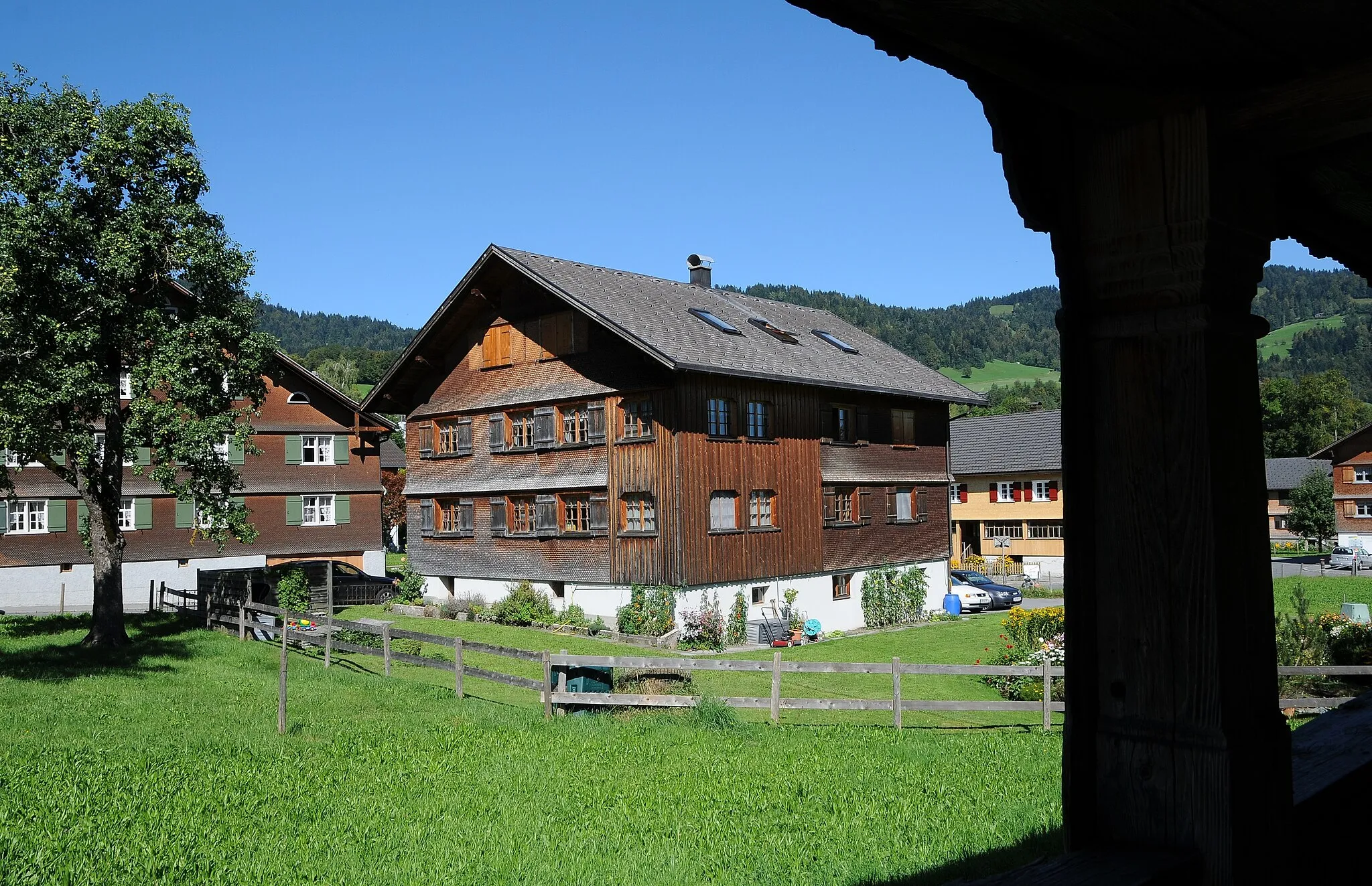 Photo showing: Kaplanhaus, Hof Nr.28 in Schwarzenberg.