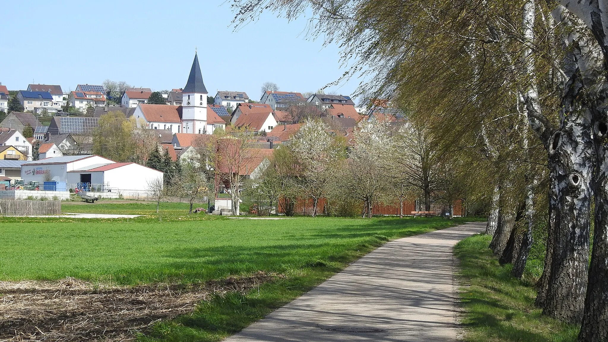 Photo showing: Hainsfarth von Süden