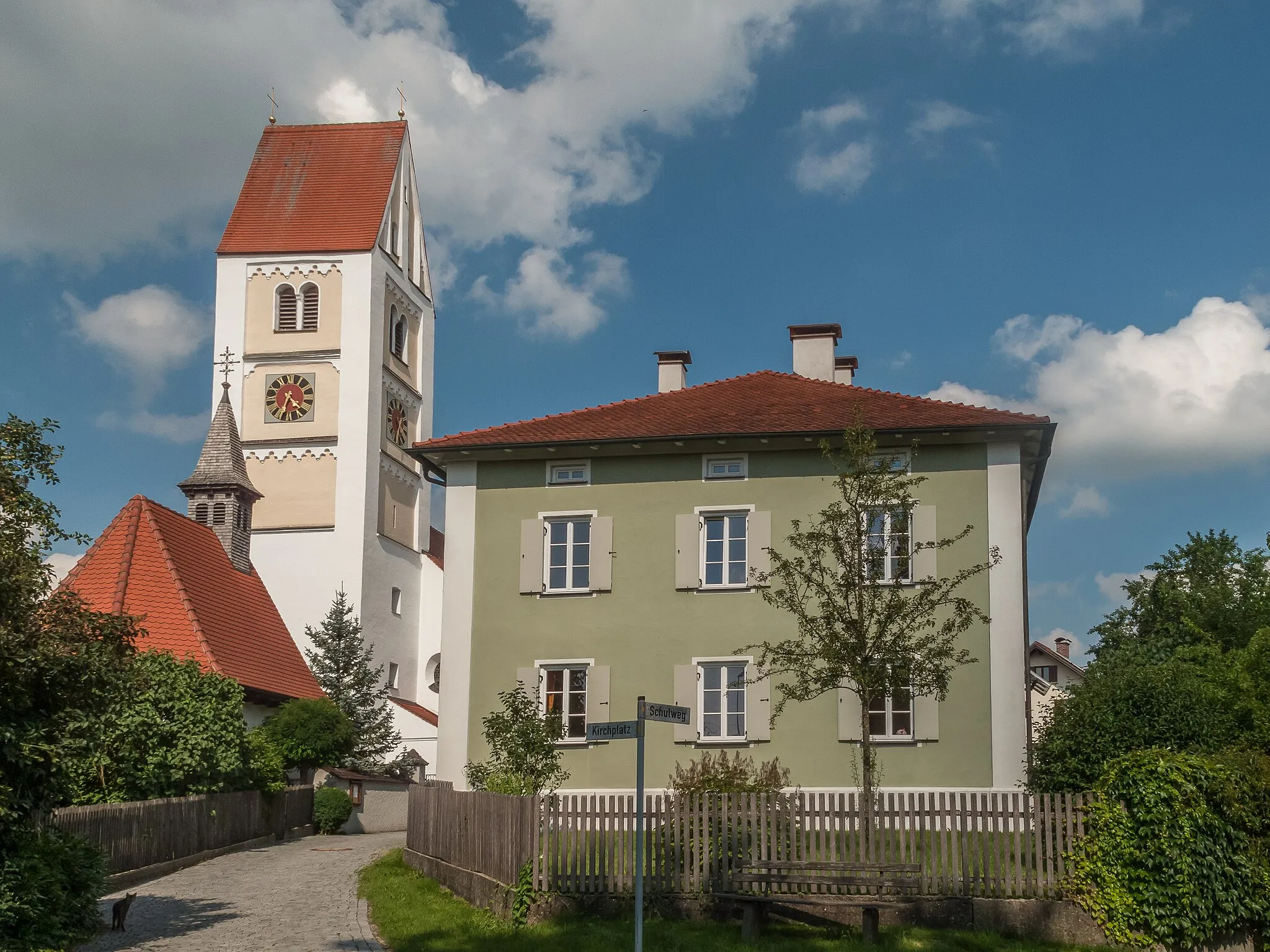Photo showing: Hawangen, church: die katholische Pfarrkirche Sankt Stephan