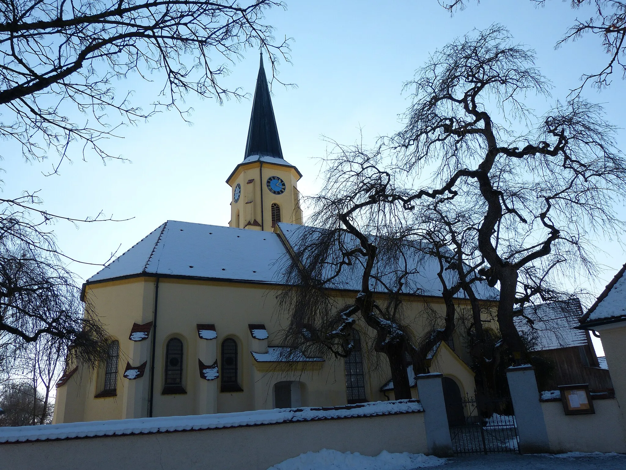 Photo showing: St. Gordian und Epimachus, Gemeinde Memmingerberg, Landkreis Unterallgäu, Bayern