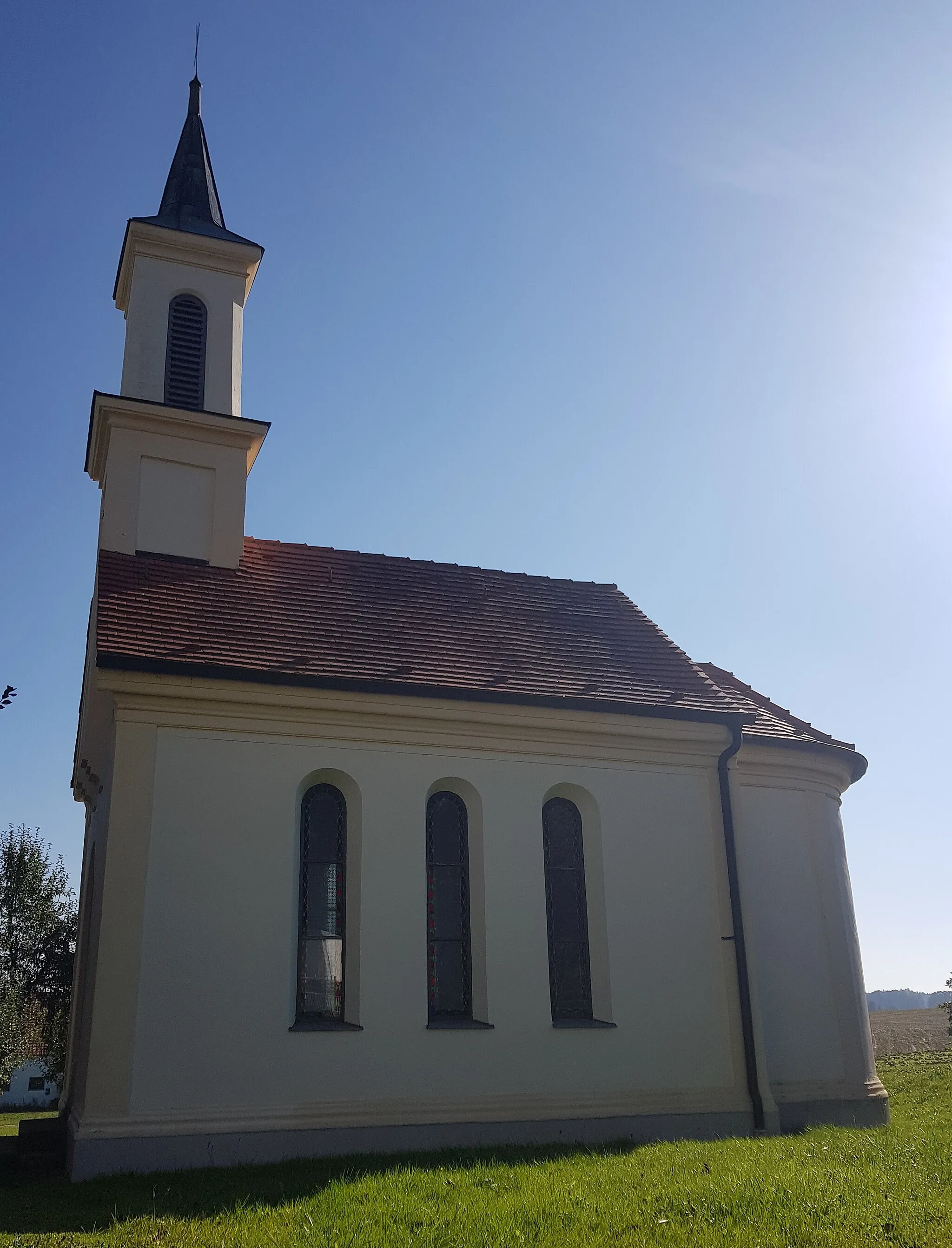 Photo showing: Lourdeskapelle in Reichertshausen bei Altomünster