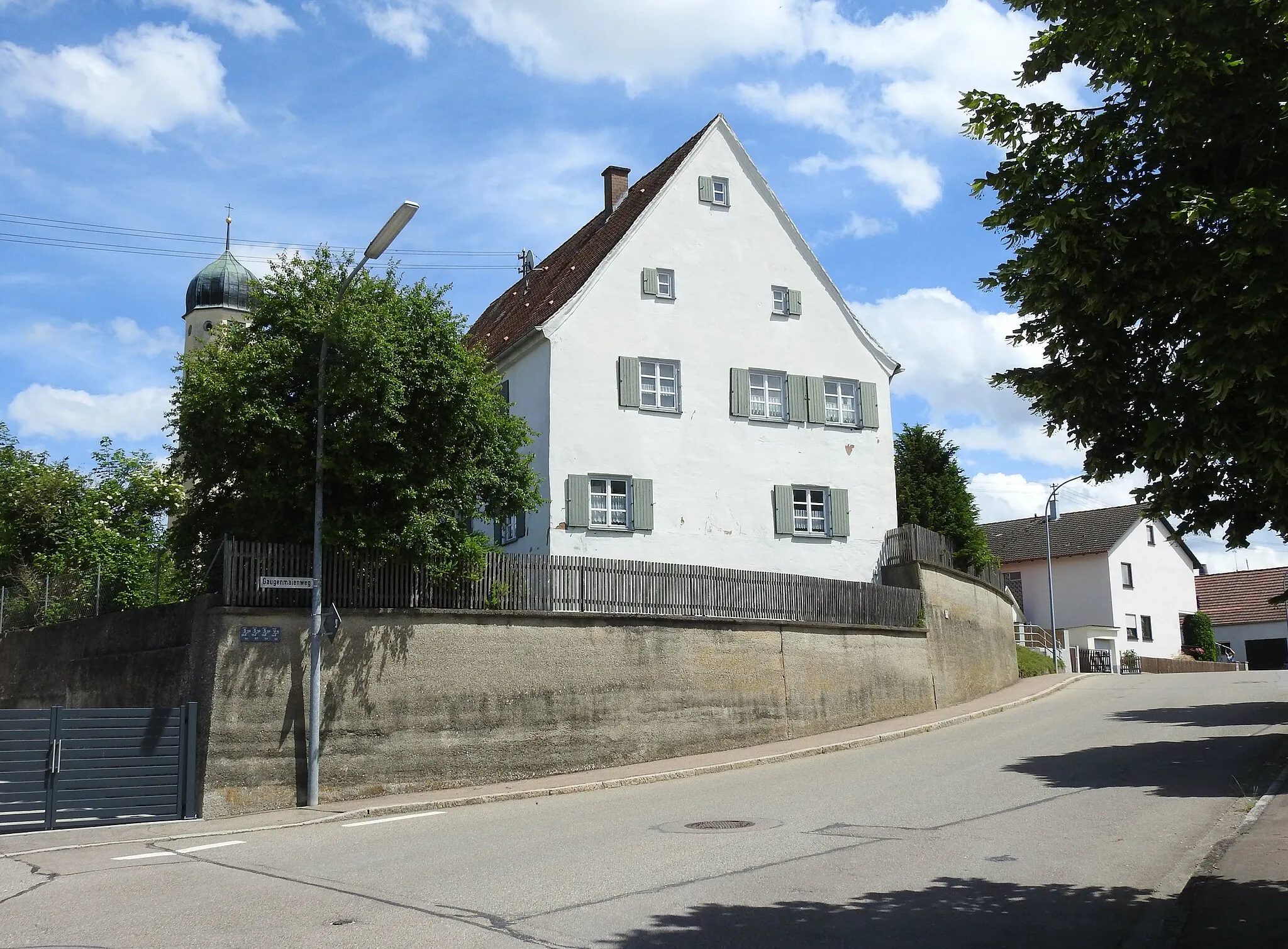 Photo showing: Pfarrhof in Oberbechingen, Bachhagel