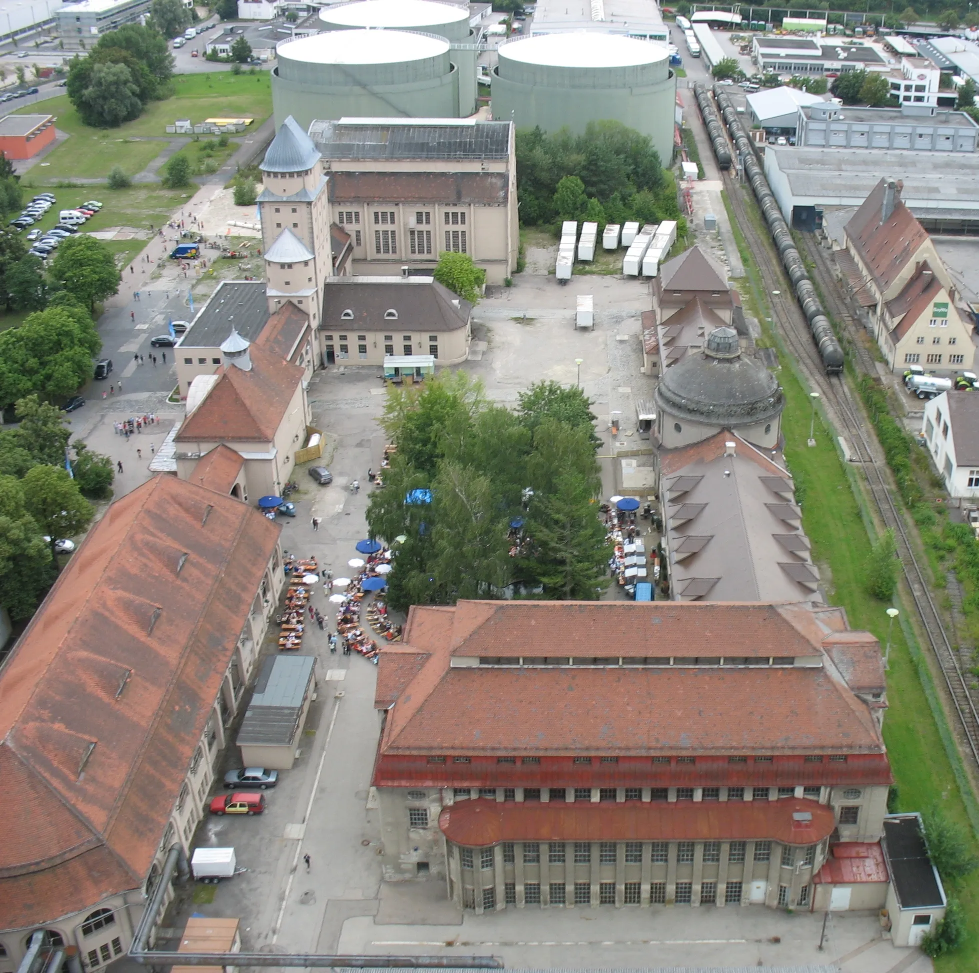 Photo showing: Gaswerk Augsburg
