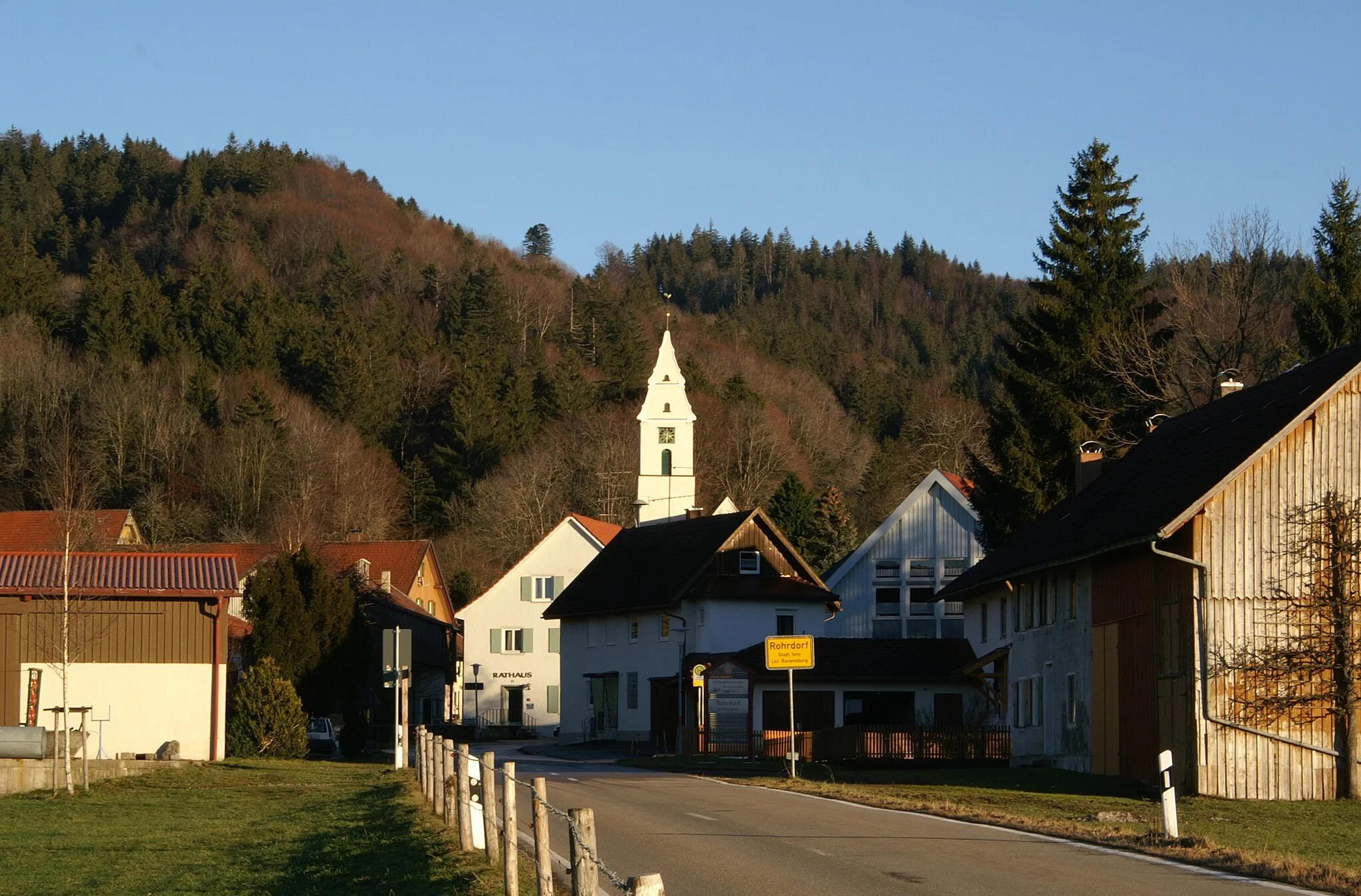 Photo showing: Rohrdorf vor der Adelegg