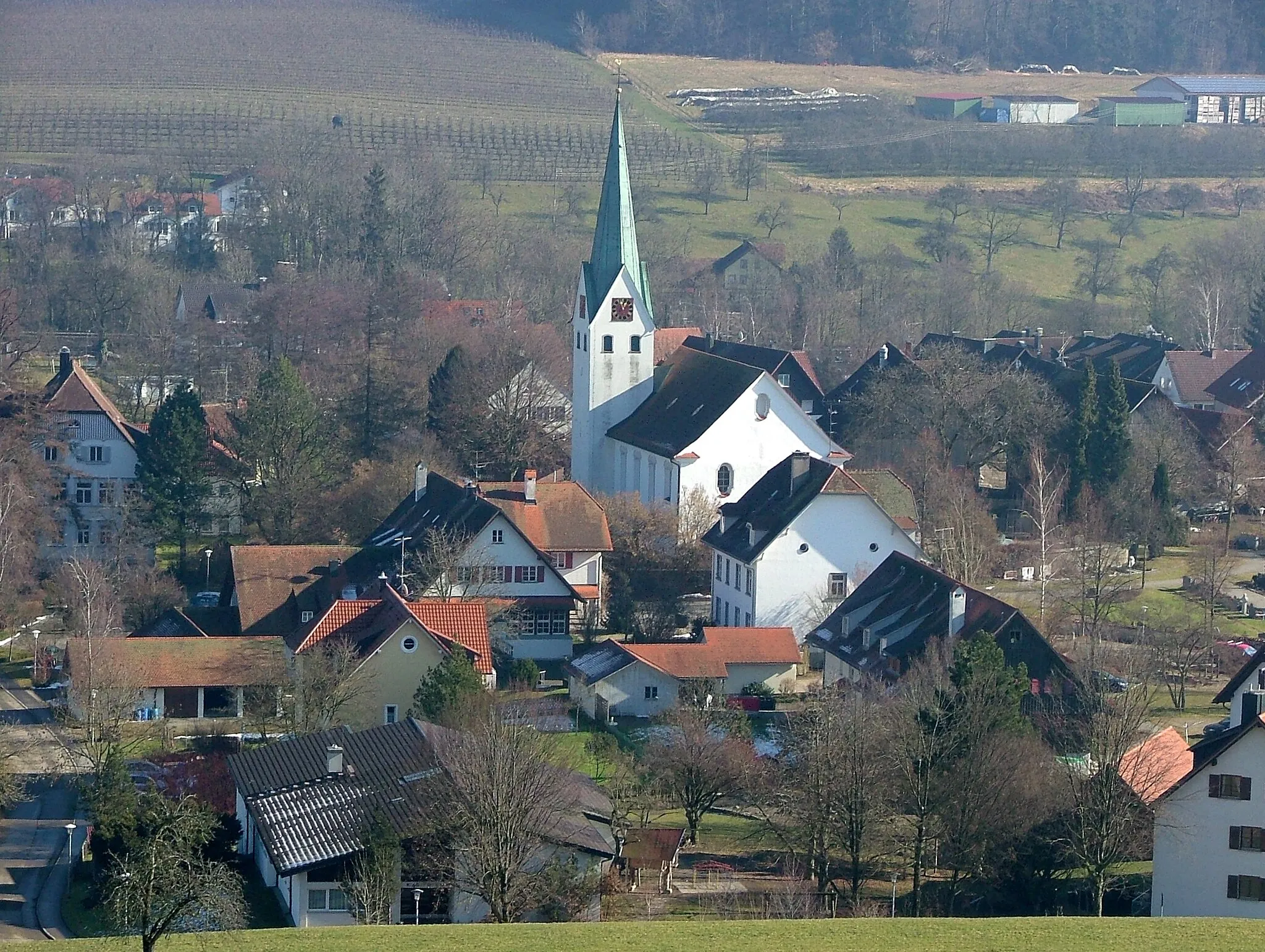 Photo showing: Blick vom Hangnach
