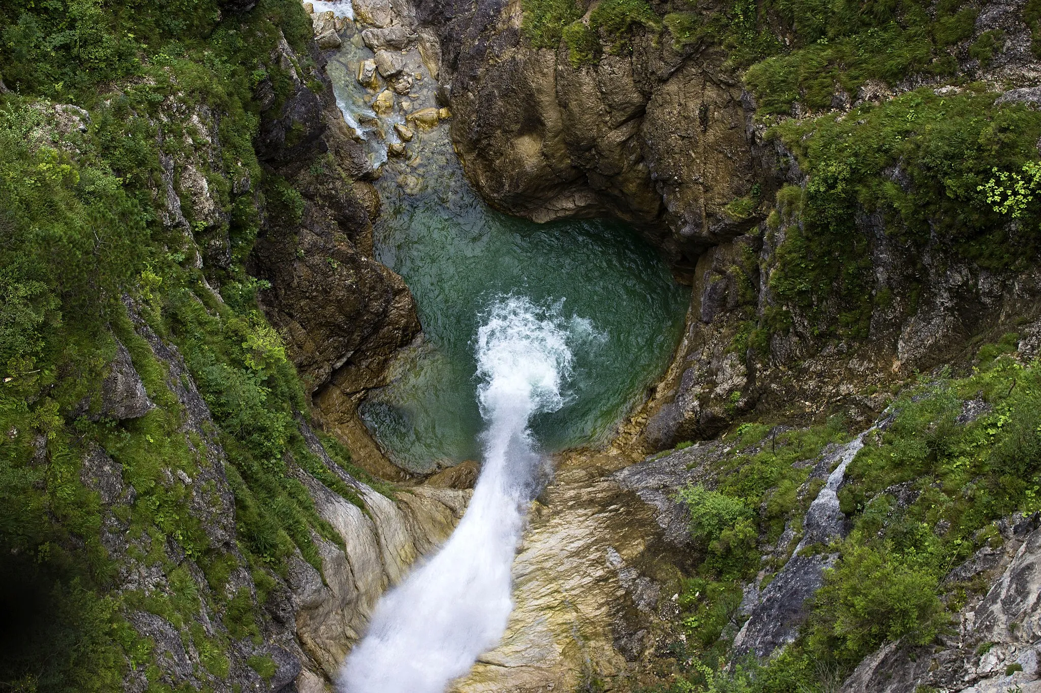 Photo showing: Pöllatfall (Marienbrücke), Gem. Schwangau, Oberbayern, Germany