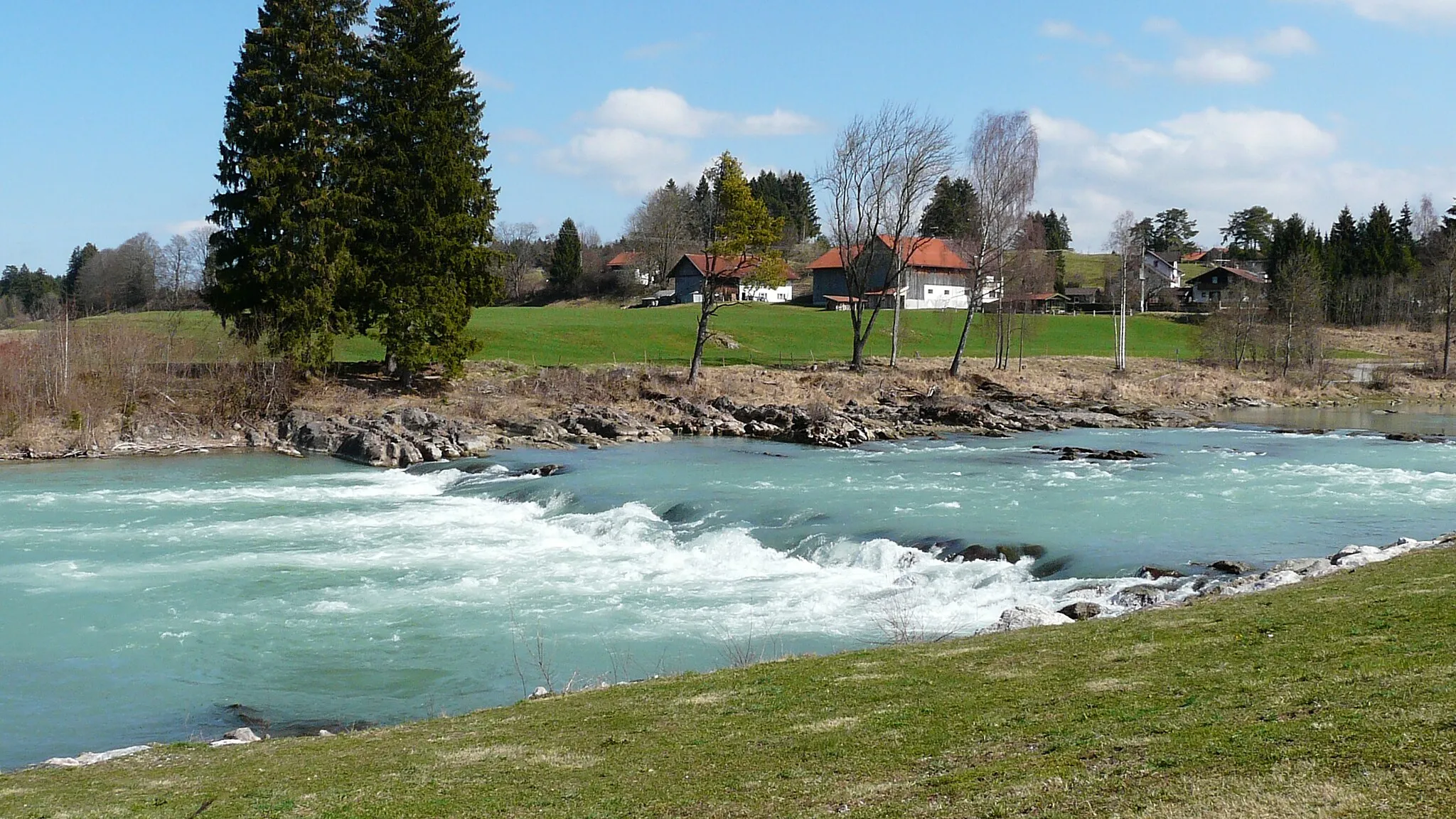 Photo showing: Der Lech bei Lechbruck am See