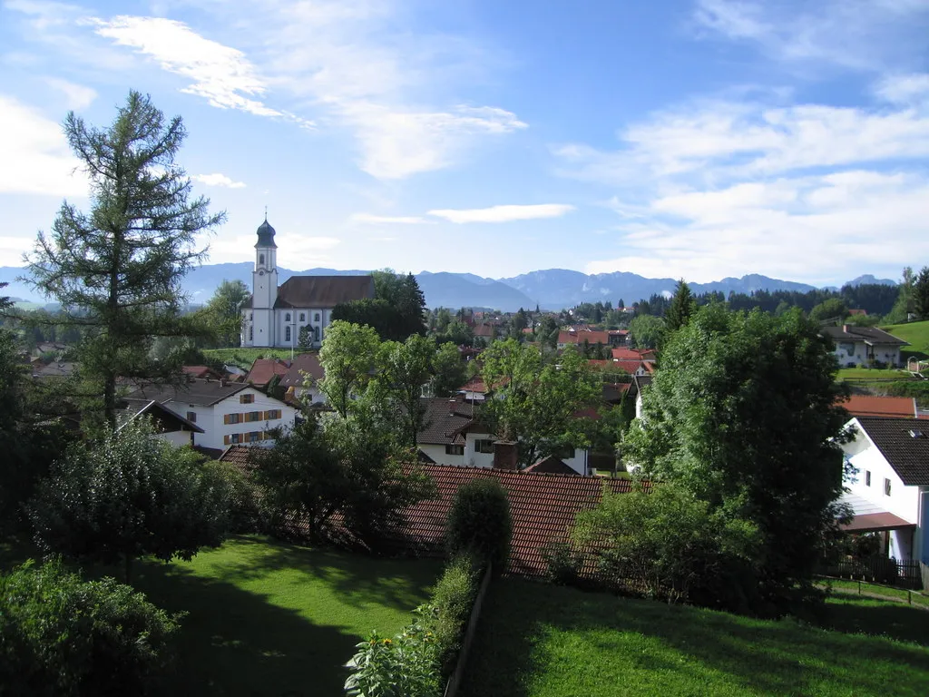 Photo showing: Lechbruck, Steig, Golfplatz, Germany, Bavaria