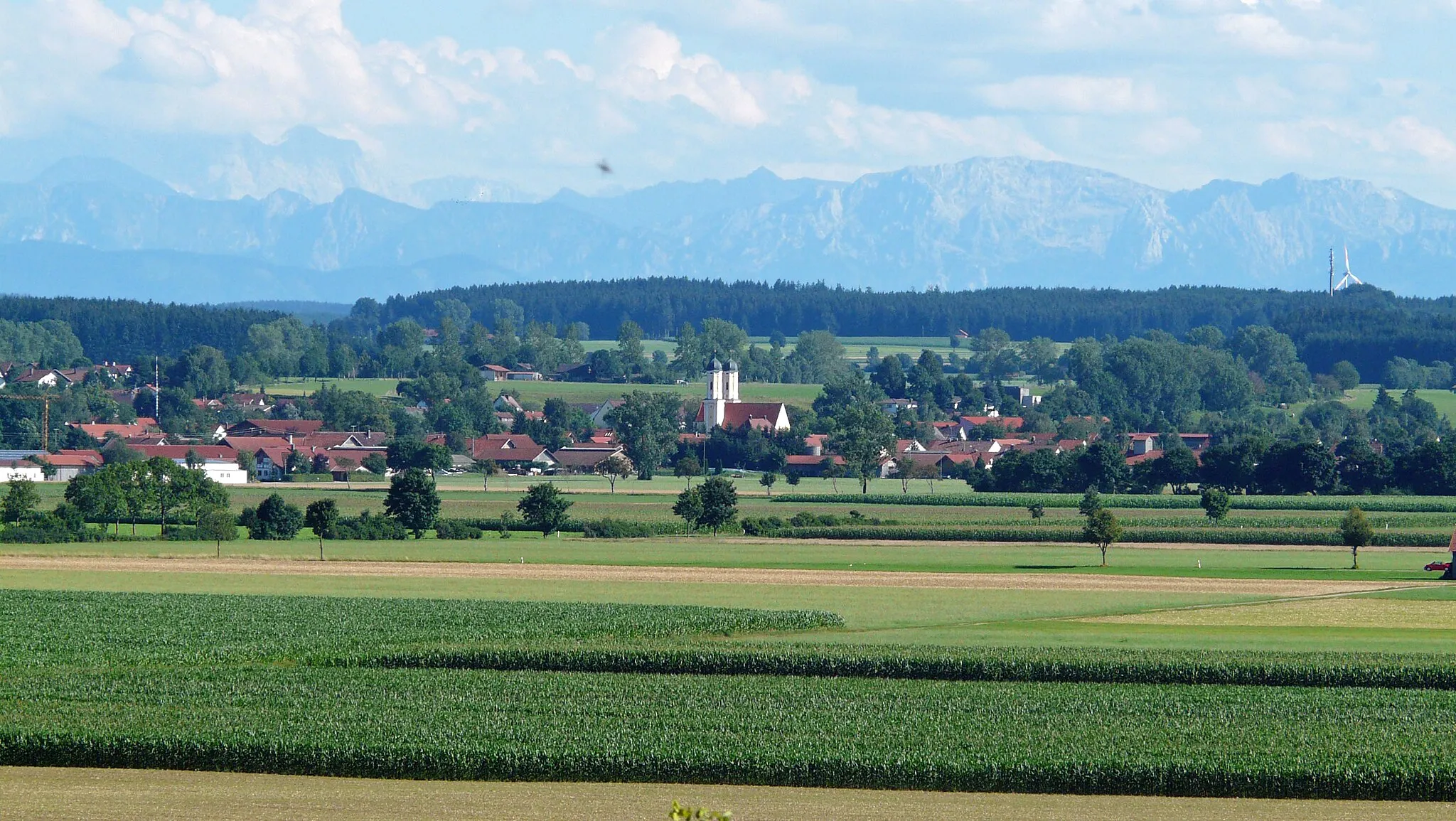 Photo showing: Germaringen von Nordwesten