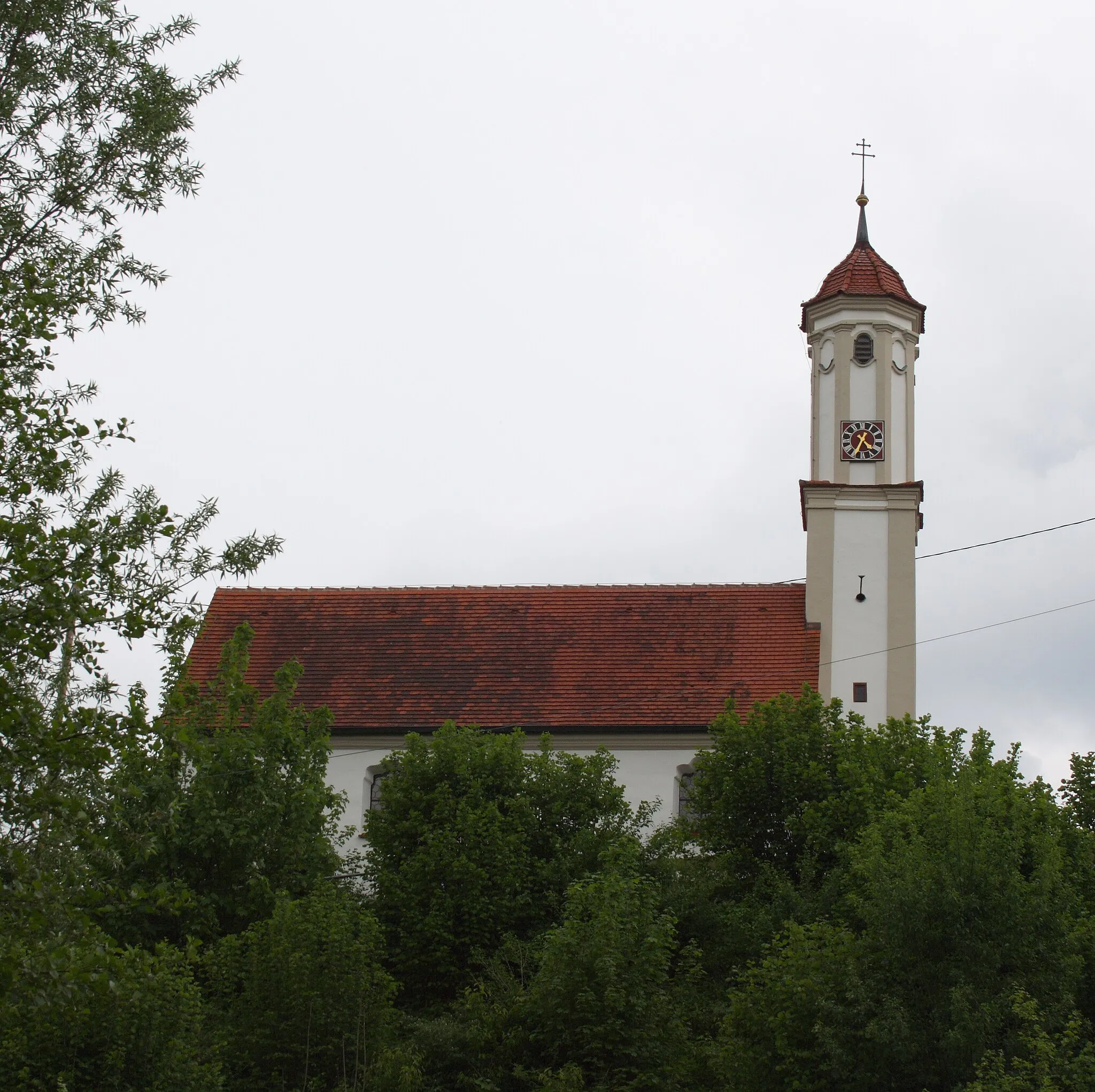 Photo showing: katholische Kapelle St. Alexander in Harthausen, einem Ortsteil von Rettenbach im Landkreis Günzburg (Bayern)