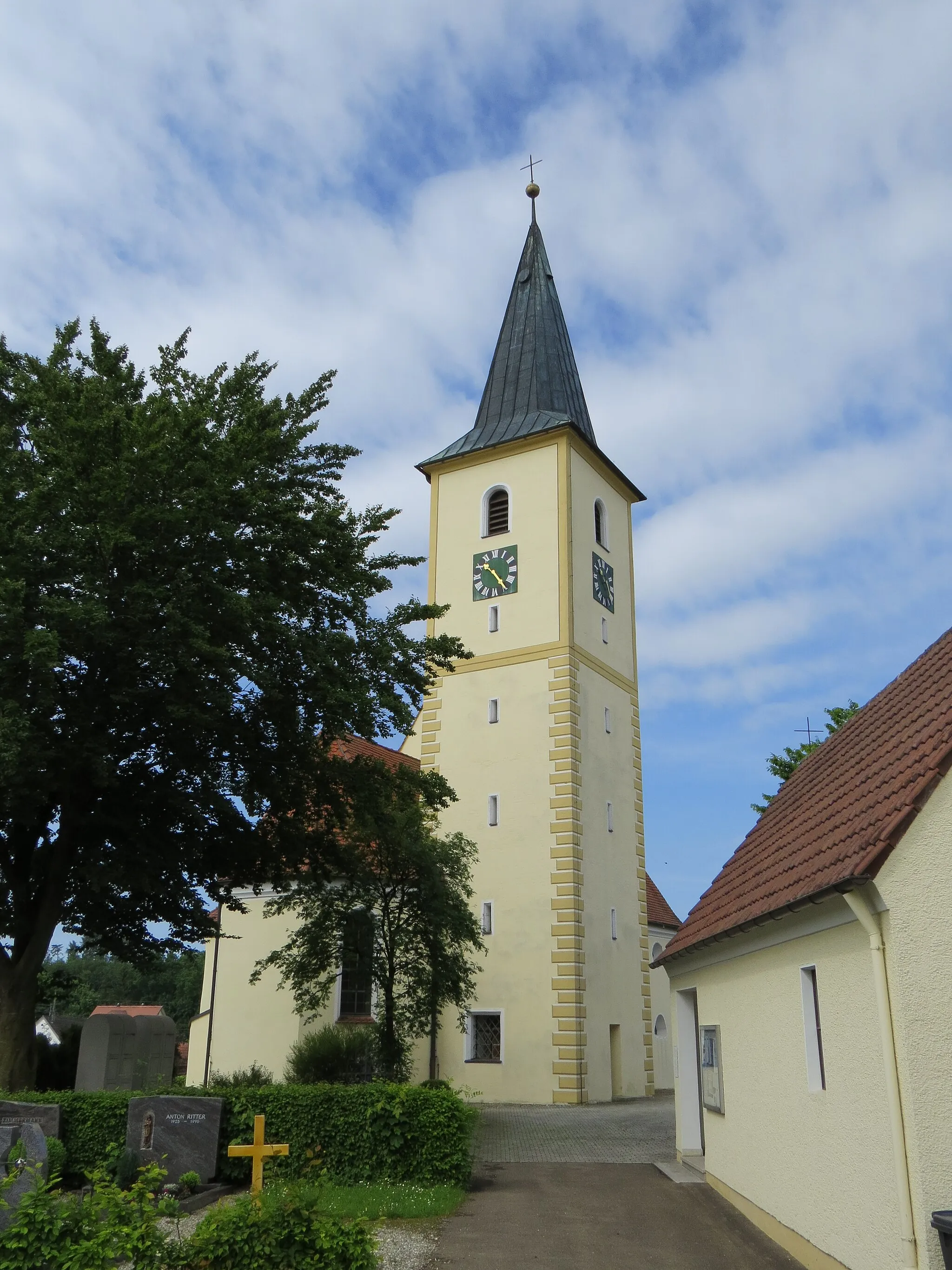 Photo showing: Kirche in Anhofen, Bibertal