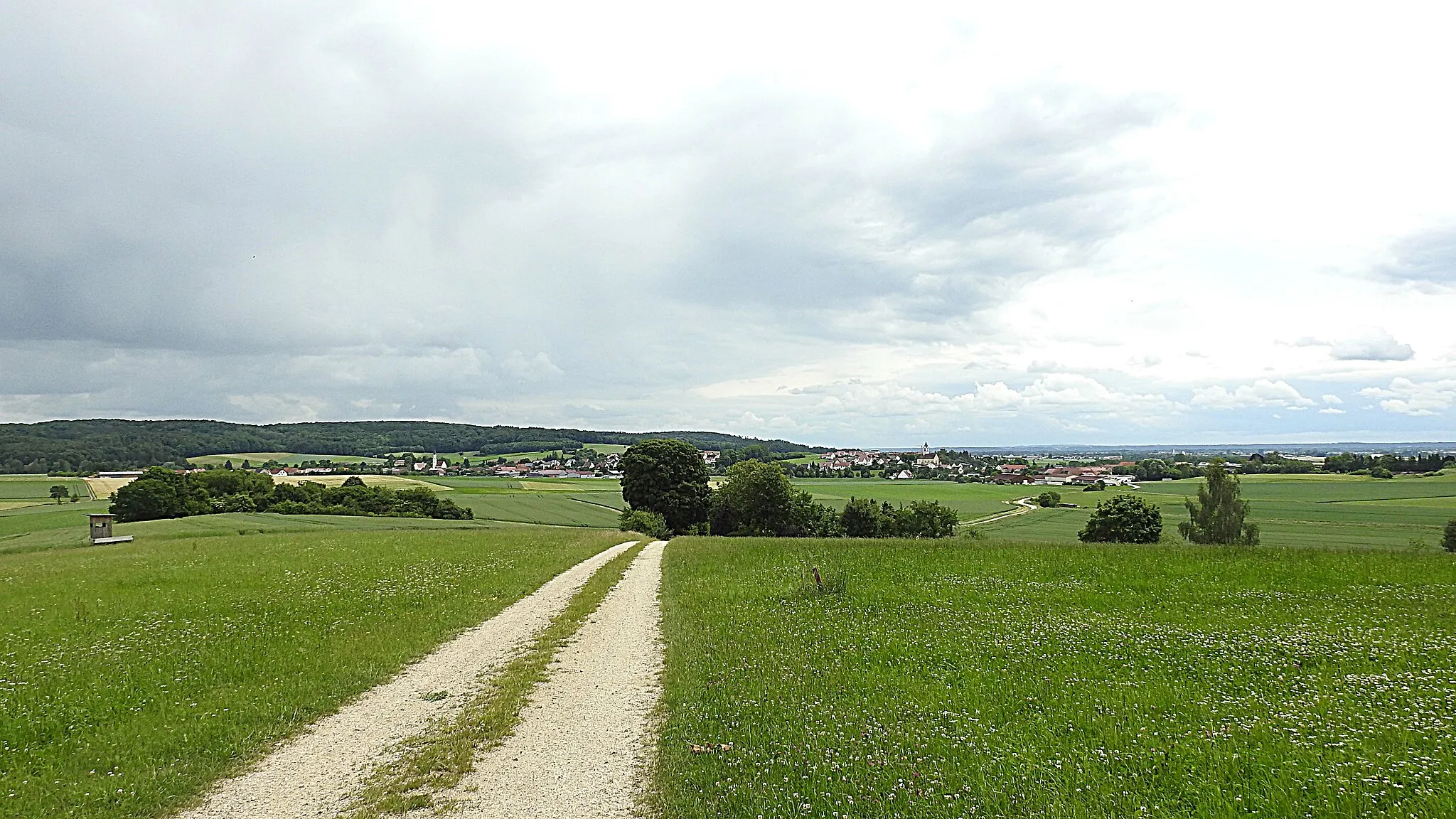 Photo showing: Unter- und Oberfinningen von Nordwesten