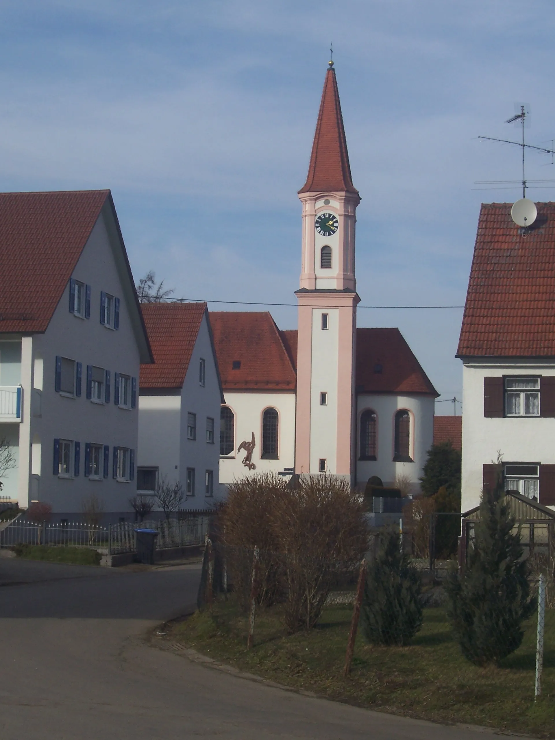 Photo showing: The church of St. Jakobus at Ritzisried