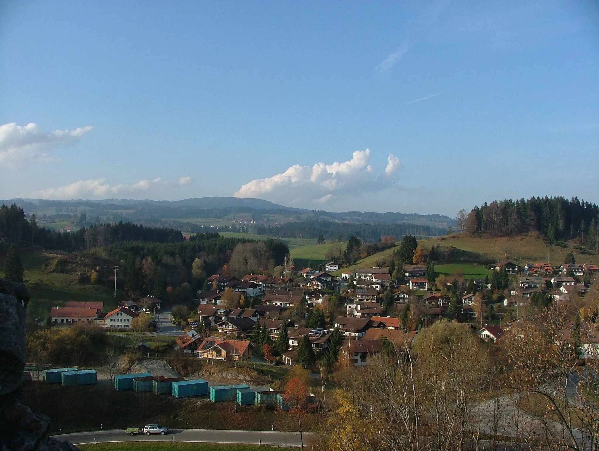 Photo showing: Immenstadt Blick von der Burgzinne