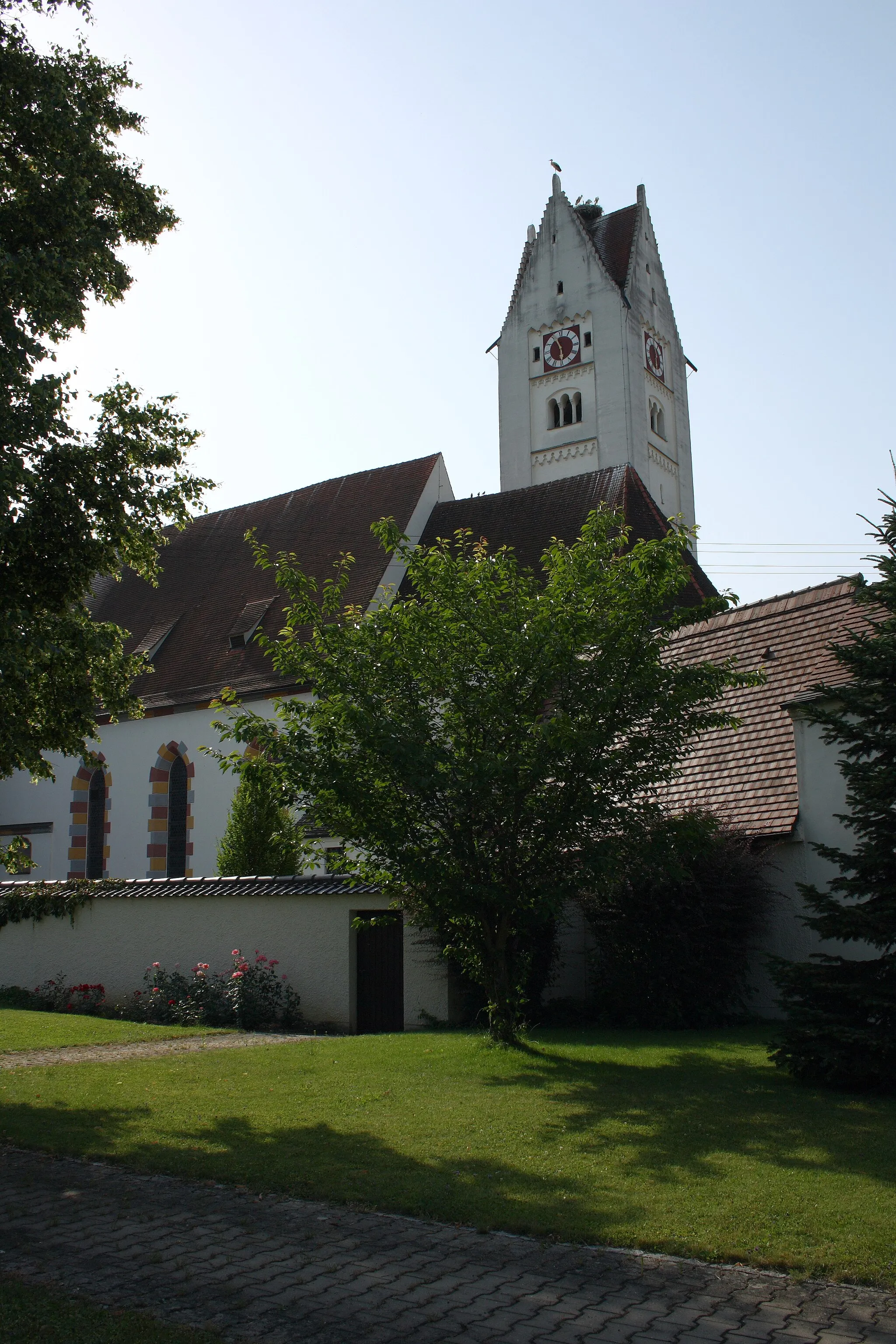 Photo showing: Katholische Pfarrkirche St. Martin in Unterknöringen, einem einem Stadtteil von Burgau im Landkreis Günzburg (Bayern)
