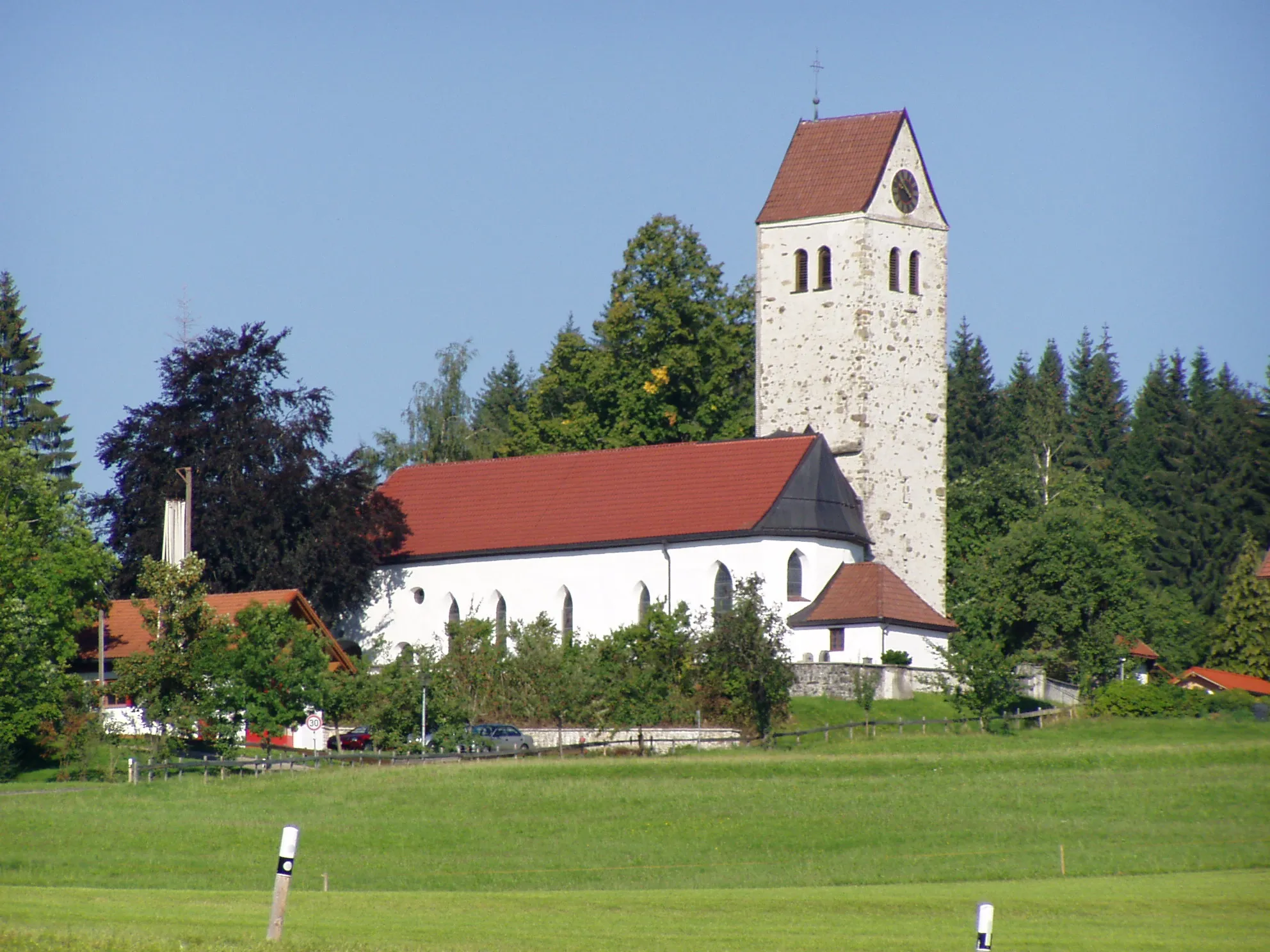Photo showing: Kirche in Rechtis, Weitnau