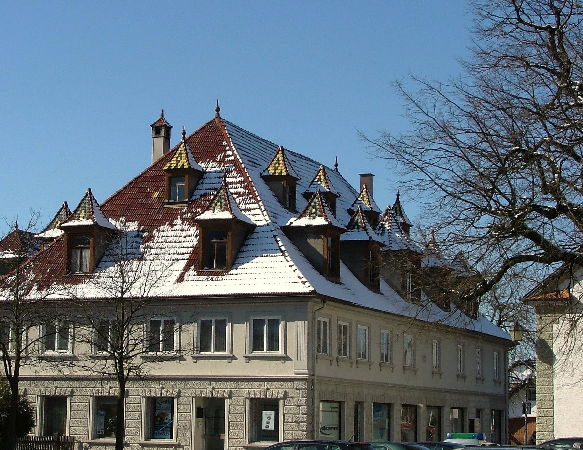 Photo showing: Legau,am Marktplatz