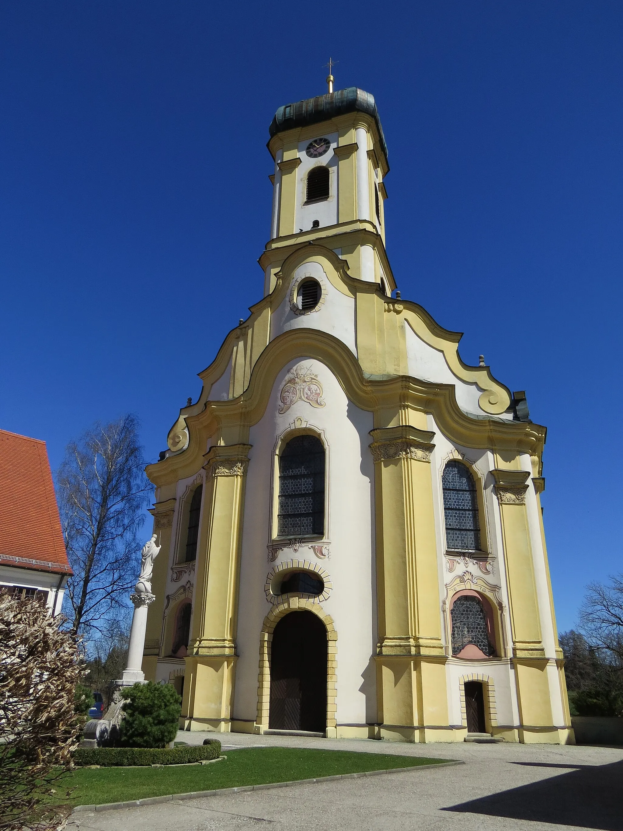Photo showing: Wallfahrtskirche Maria Steinbach, Legau