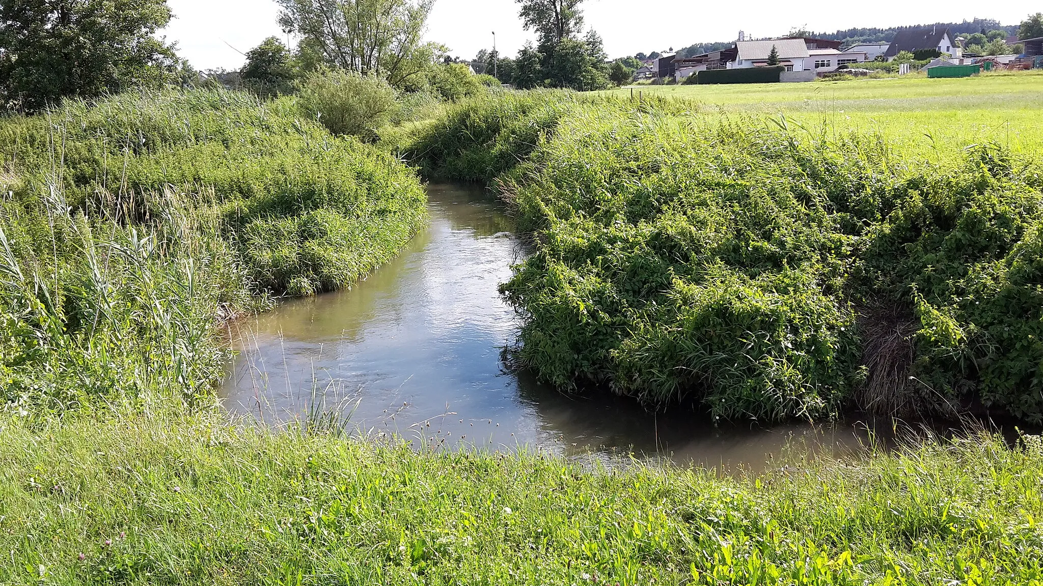 Photo showing: river Biber near Silheim