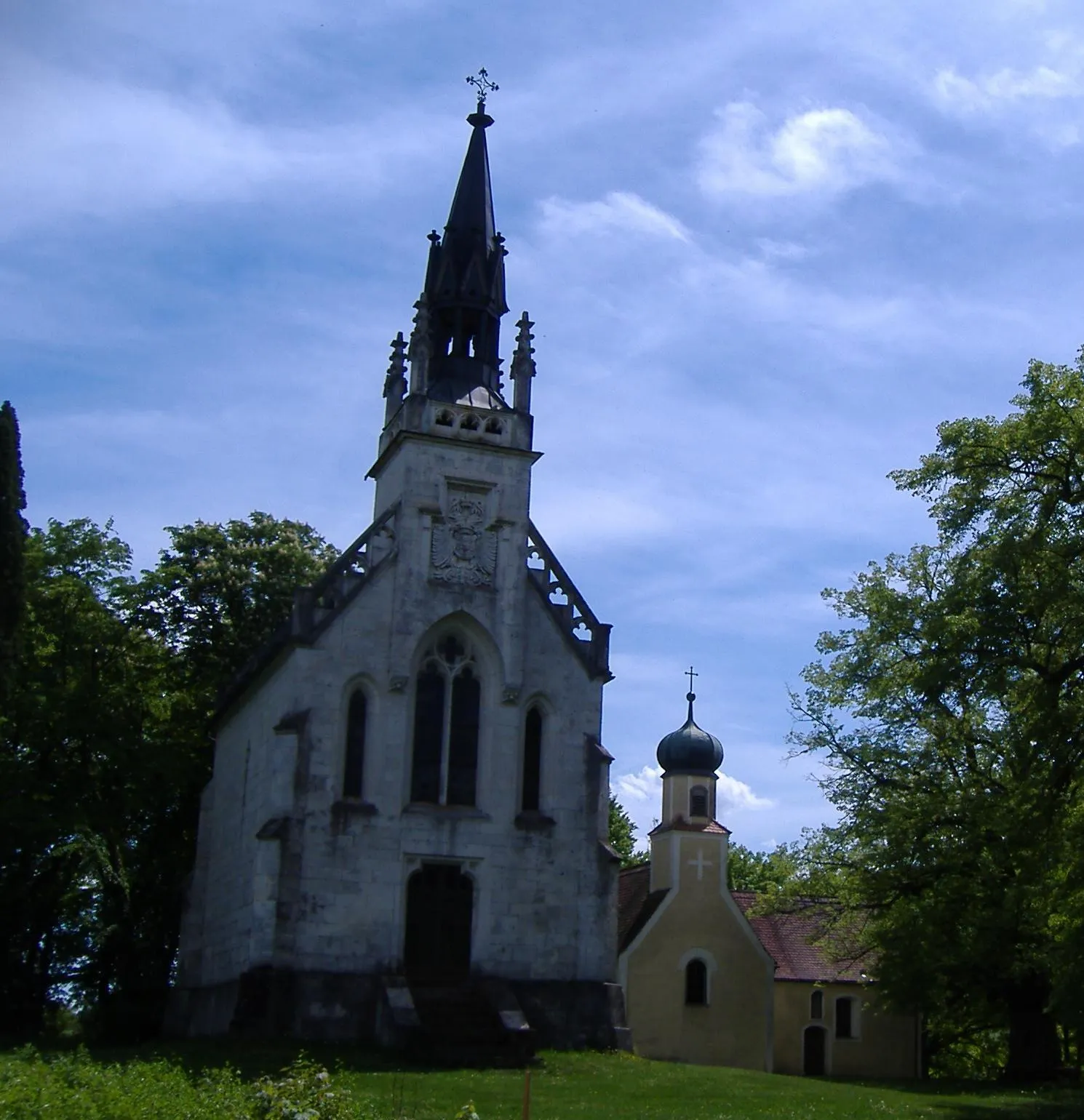 Photo showing: Kapellen auf dem Antonienberg bei Stepperg
