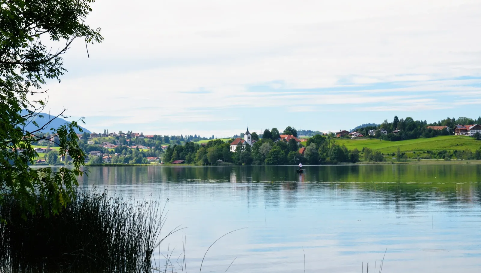 Photo showing: Blick vom Nordufer auf Weißensee (2017)