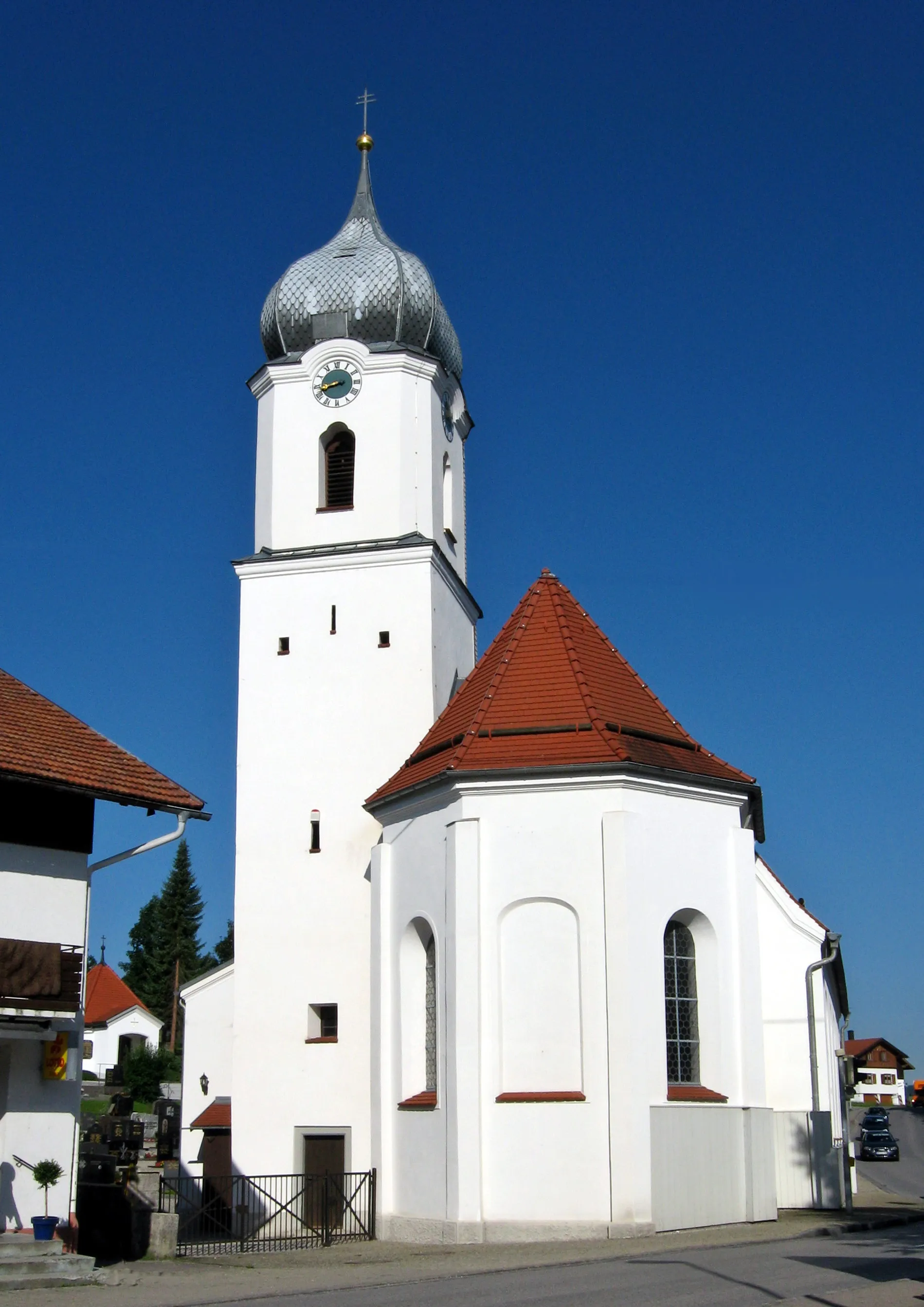 Photo showing: Kirche in Hopferau