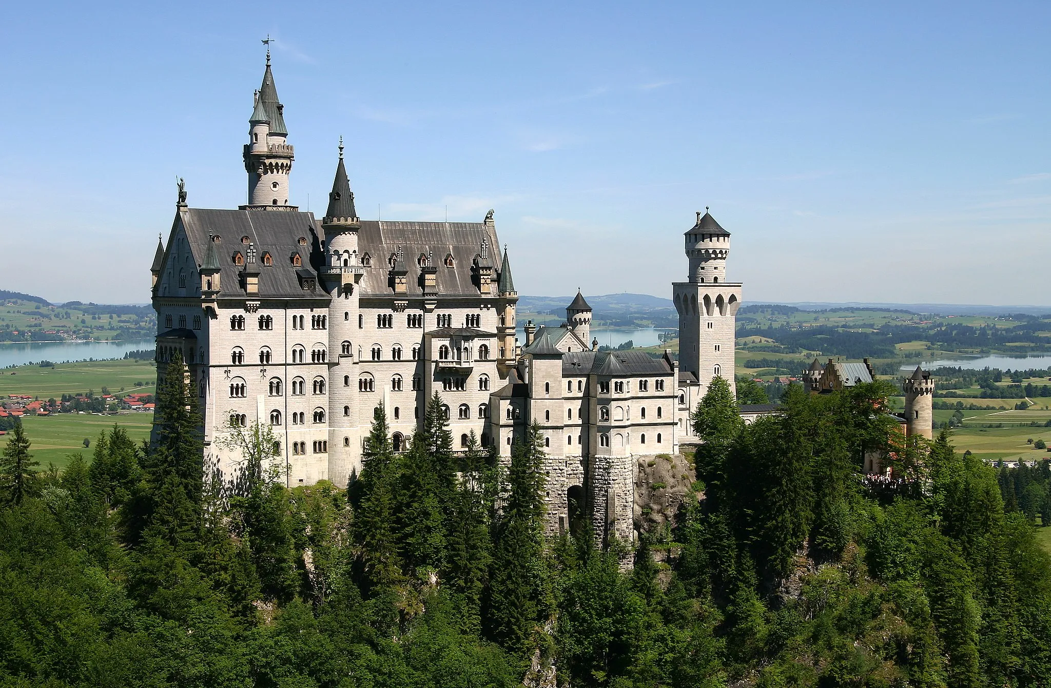 Photo showing: Castle Neuschwanstein at Schwangau, Bavaria, Germany
