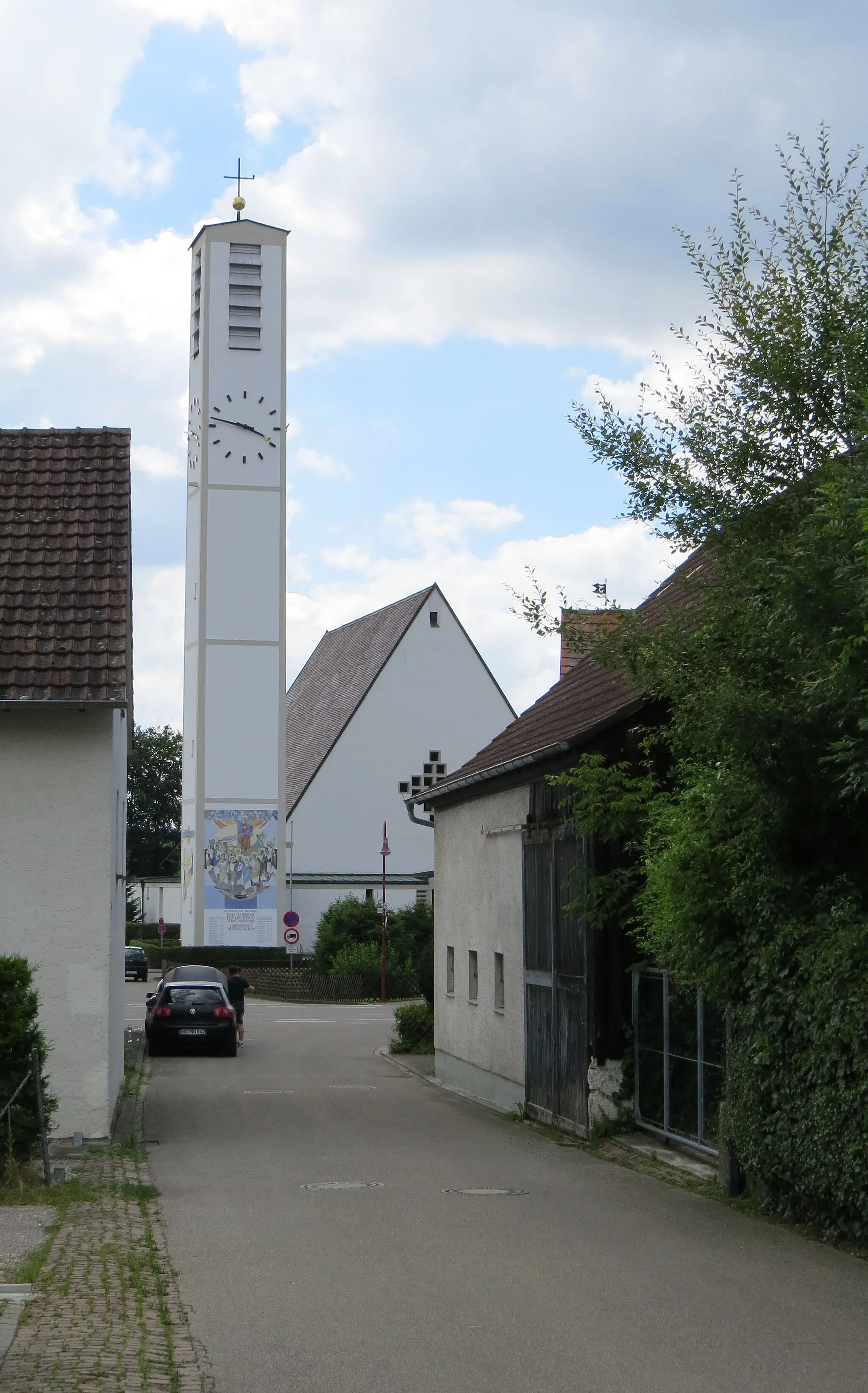 Photo showing: Neue Pfarrkirche in Bellenberg