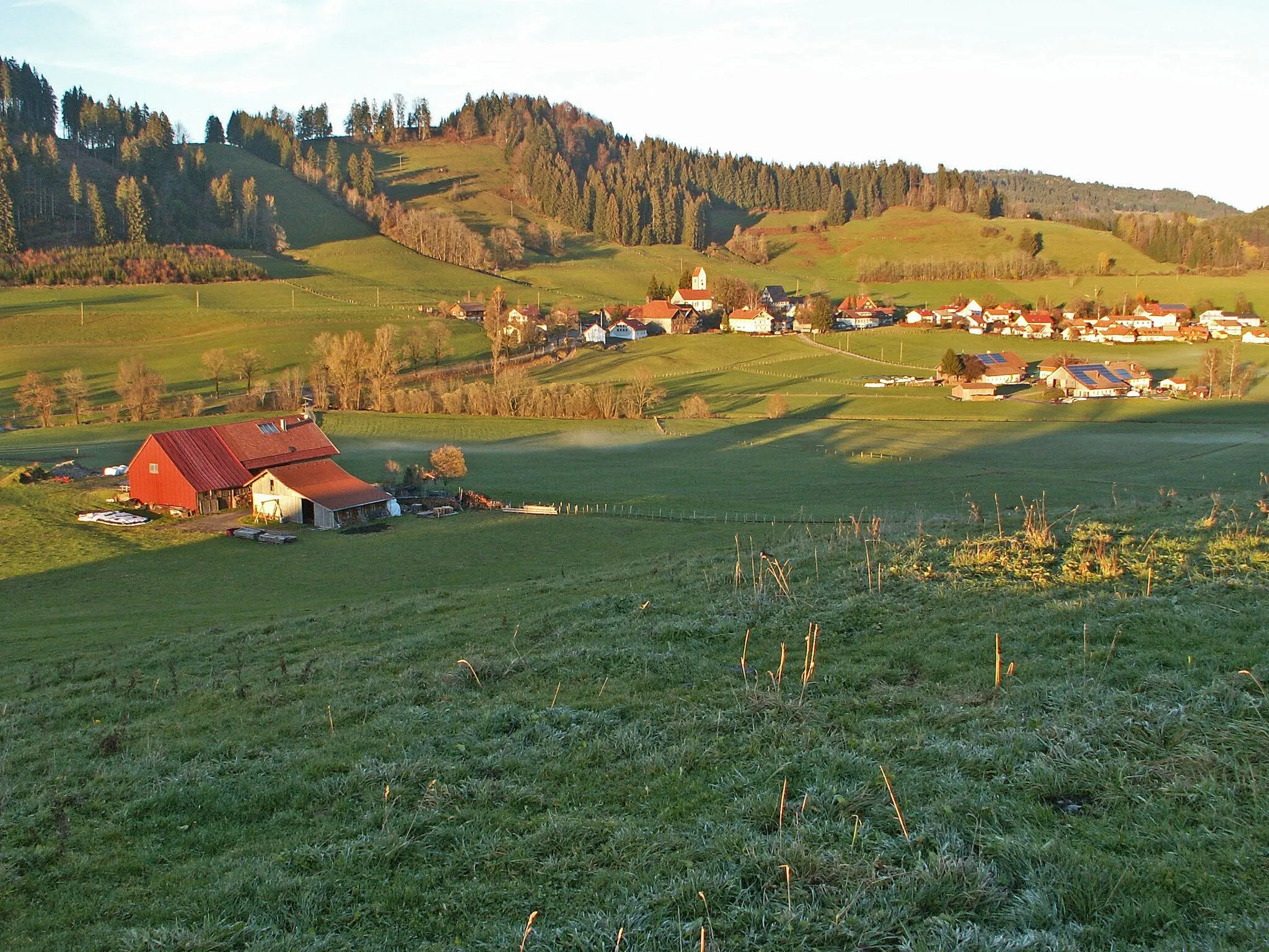 Photo showing: Ebratshofen von Südwesten, Grünenbach