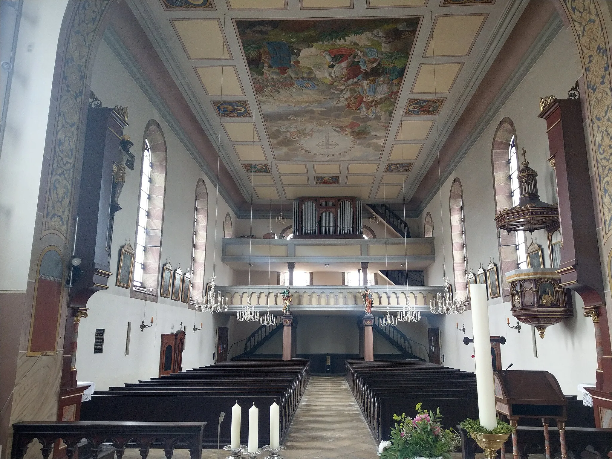 Photo showing: Zeilhuber-Orgel Hollenbach